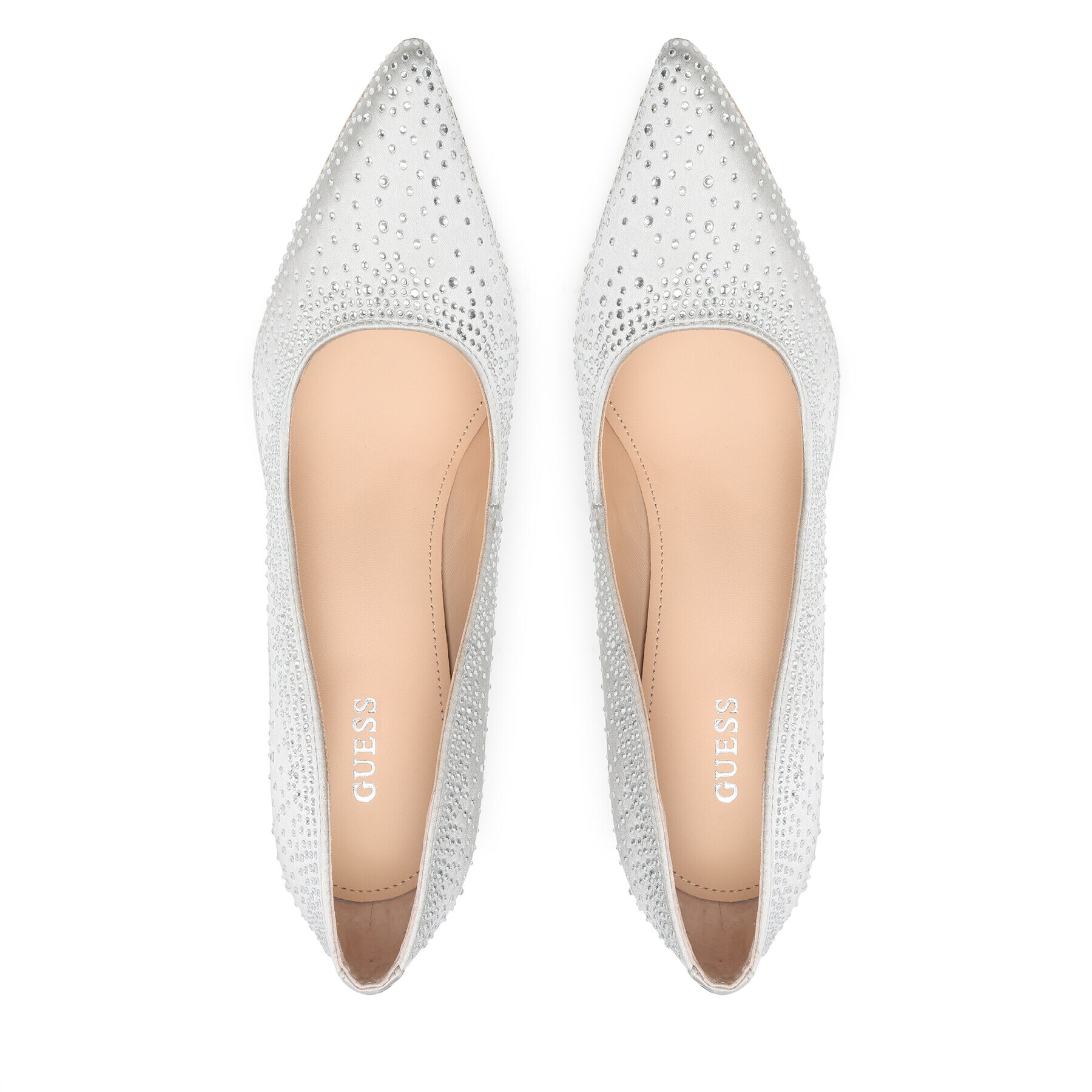 Guess Обувки на ток Silks FL5SLK SAT08 Сребрист - Pepit.bg