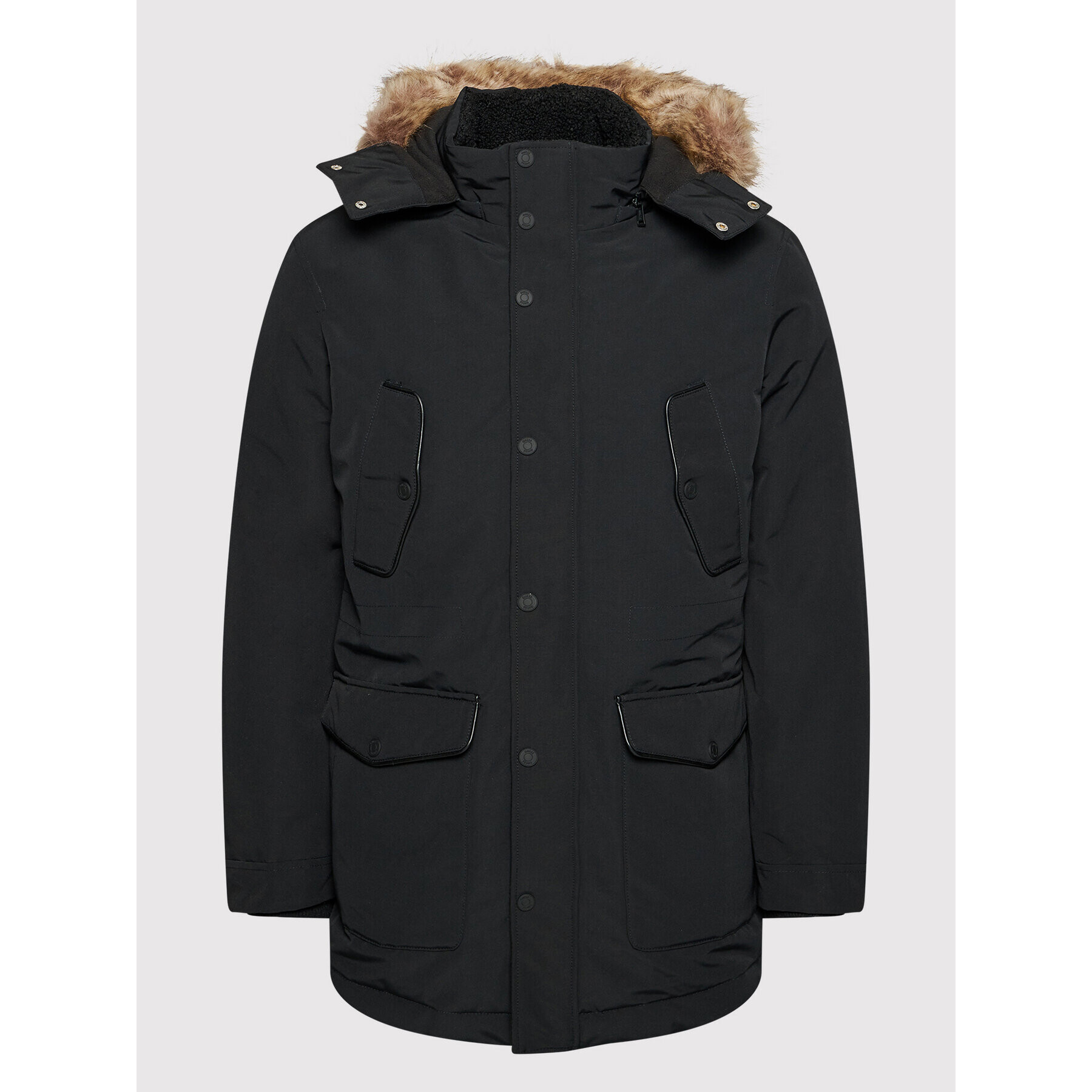 Guess Парка M1BL23 WE6Z2 Черен Regular Fit - Pepit.bg