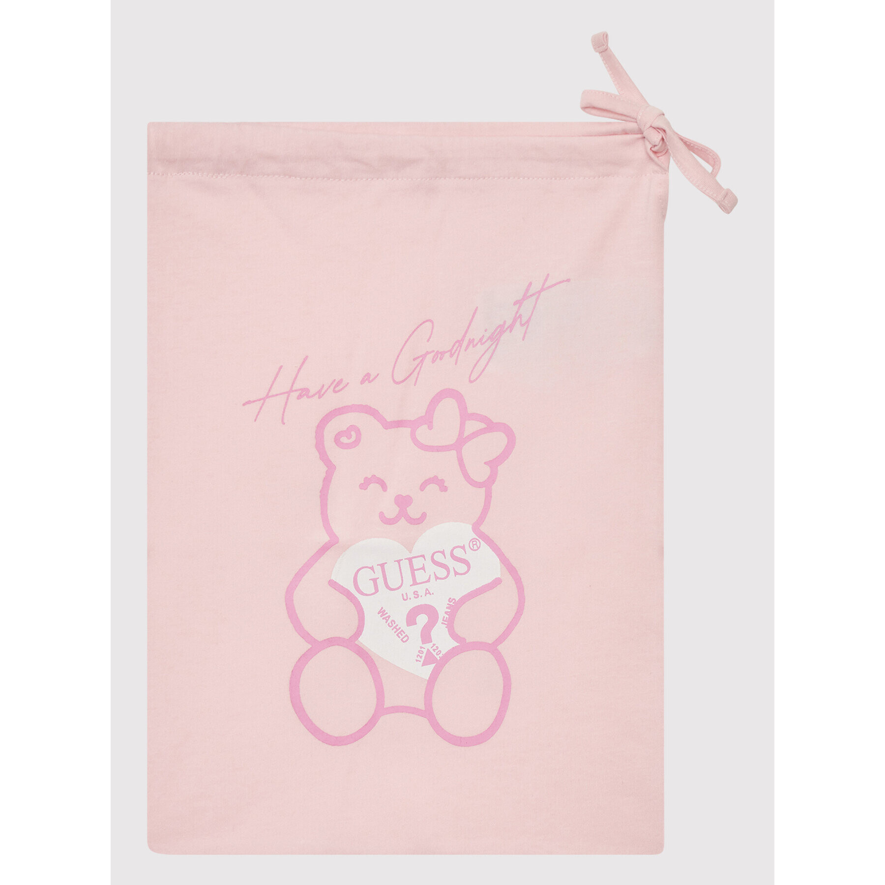Guess Пижама H1BT08 K8HM0 Розов Regular Fit - Pepit.bg
