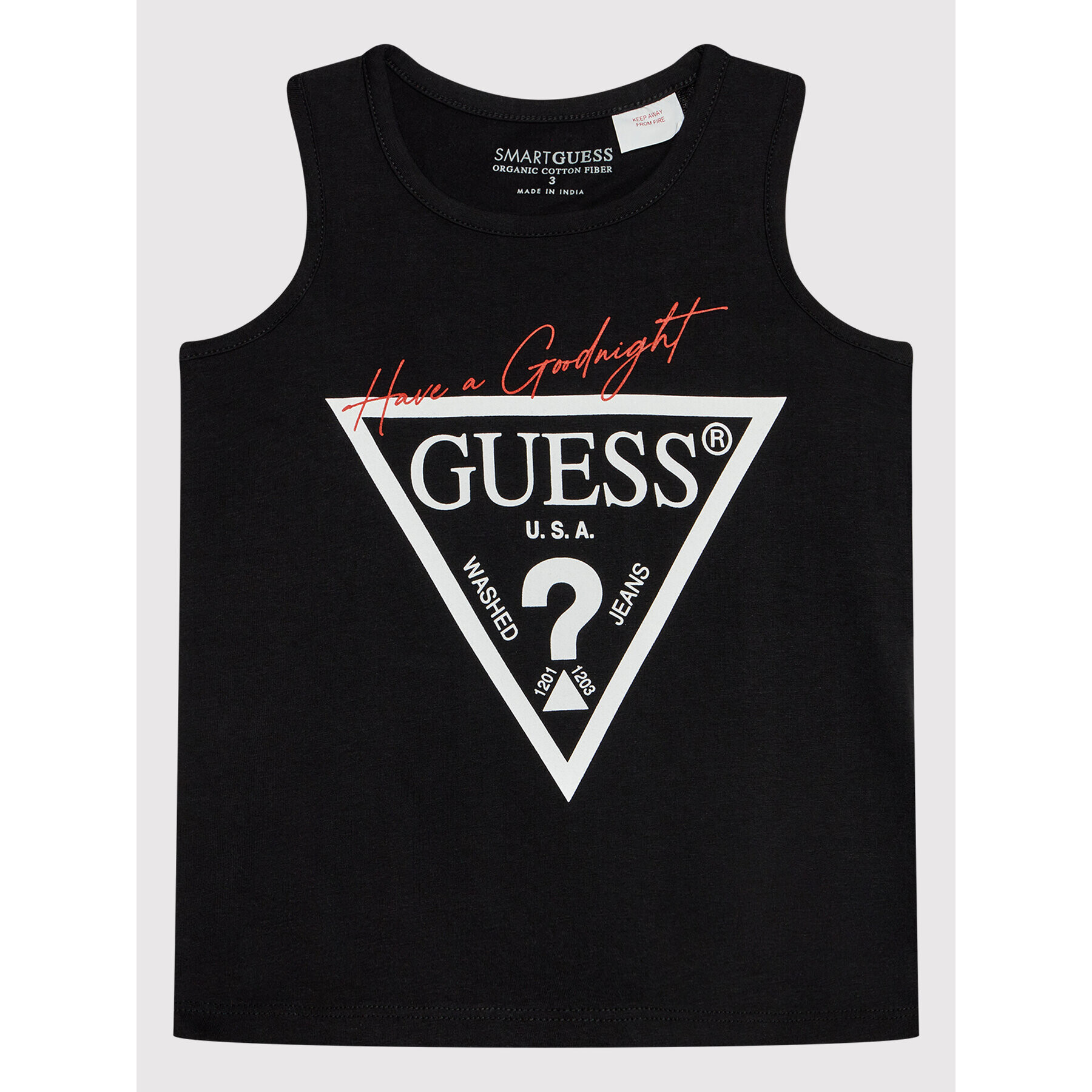 Guess Пижама J1BG00 J1311 Черен Regular Fit - Pepit.bg