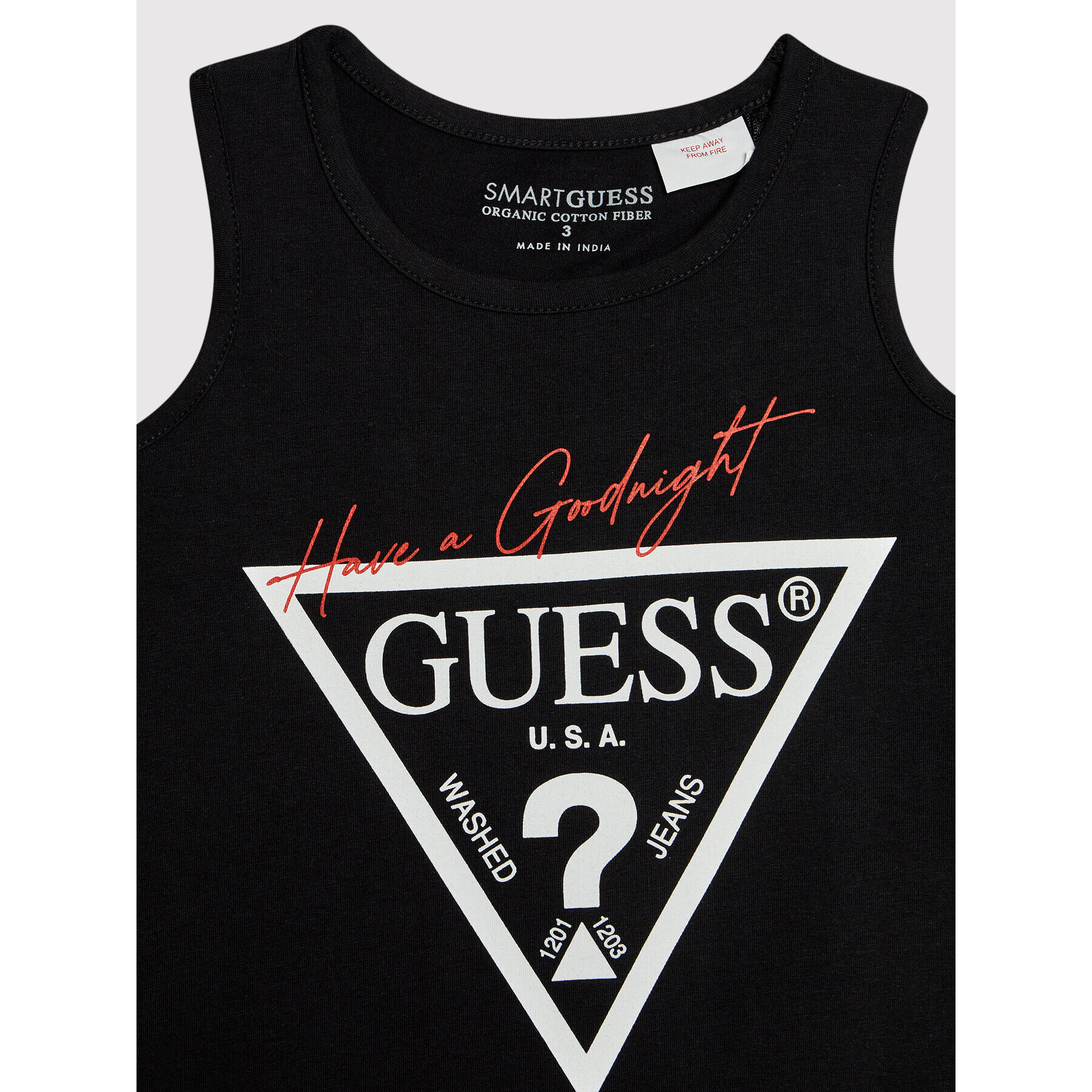 Guess Пижама J1BG00 J1311 Черен Regular Fit - Pepit.bg