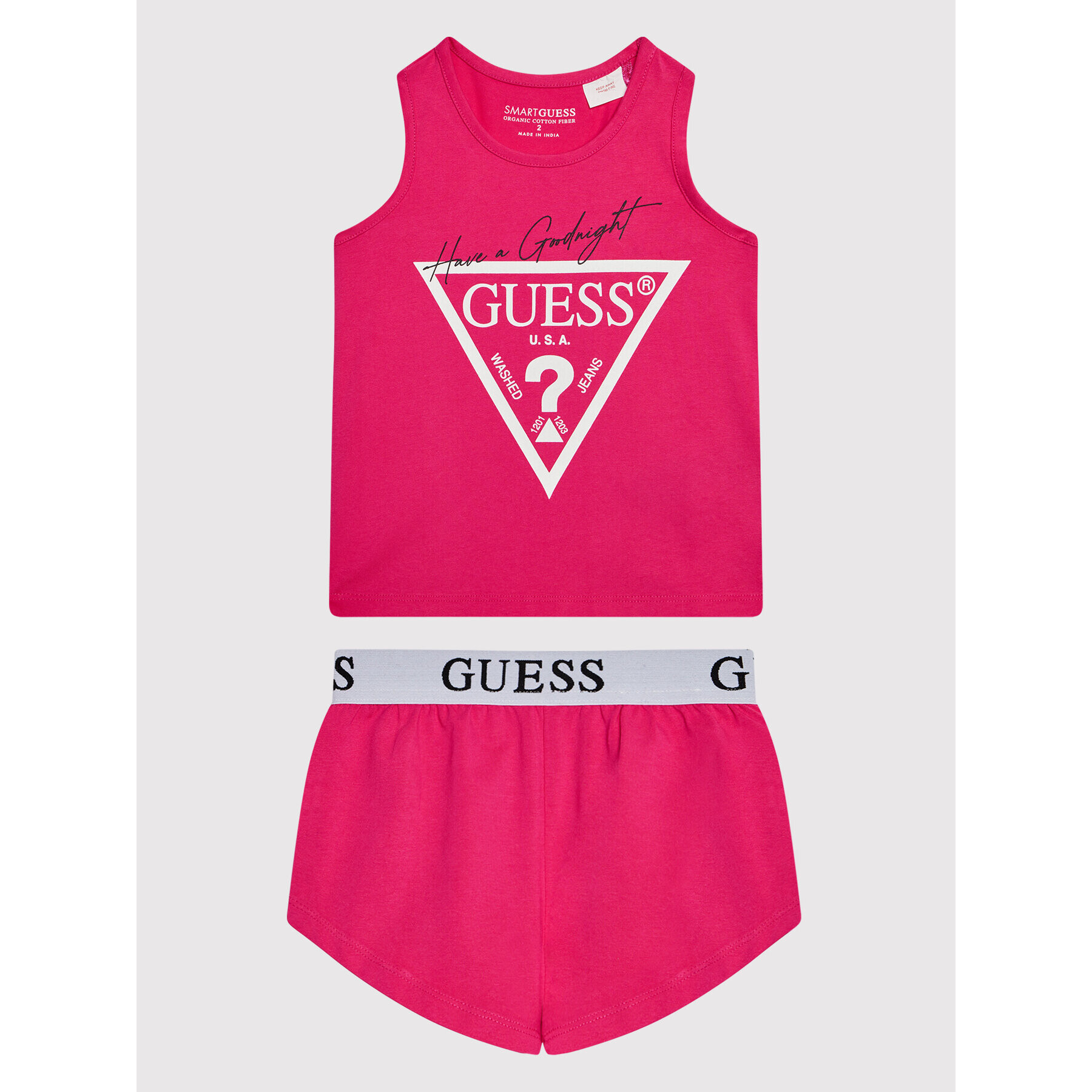 Guess Пижама J1BG00 J1311 Розов Regular Fit - Pepit.bg