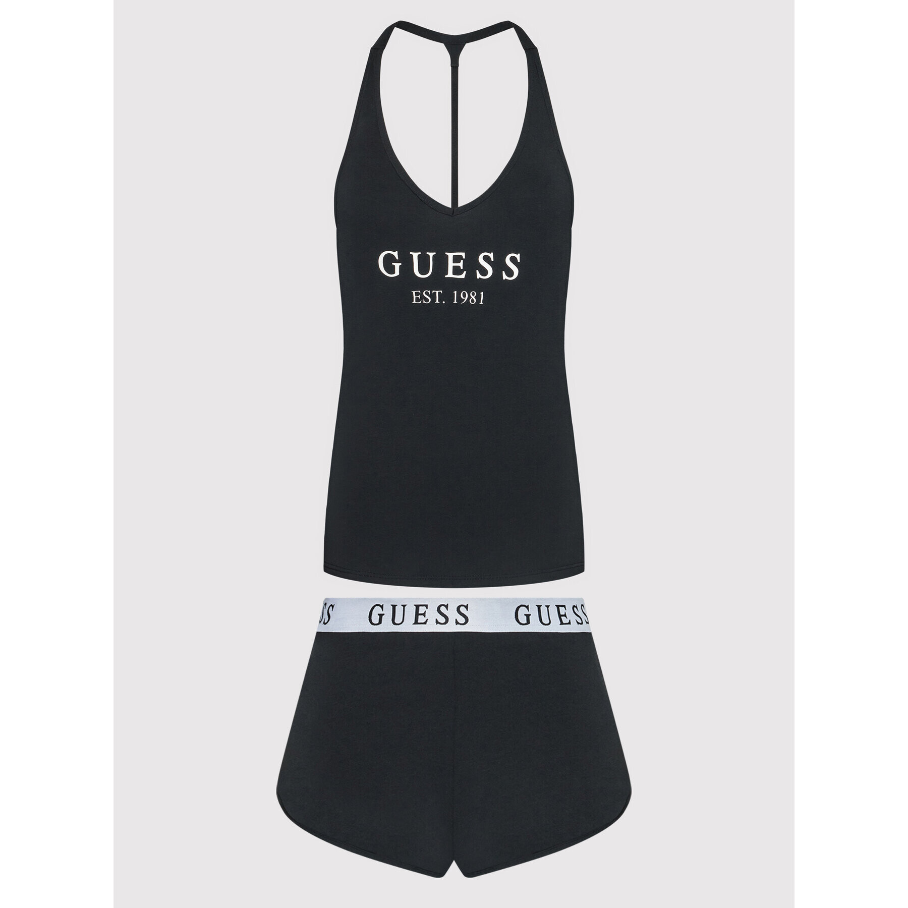 Guess Пижама O1GX01 JR07A Черен Regular Fit - Pepit.bg