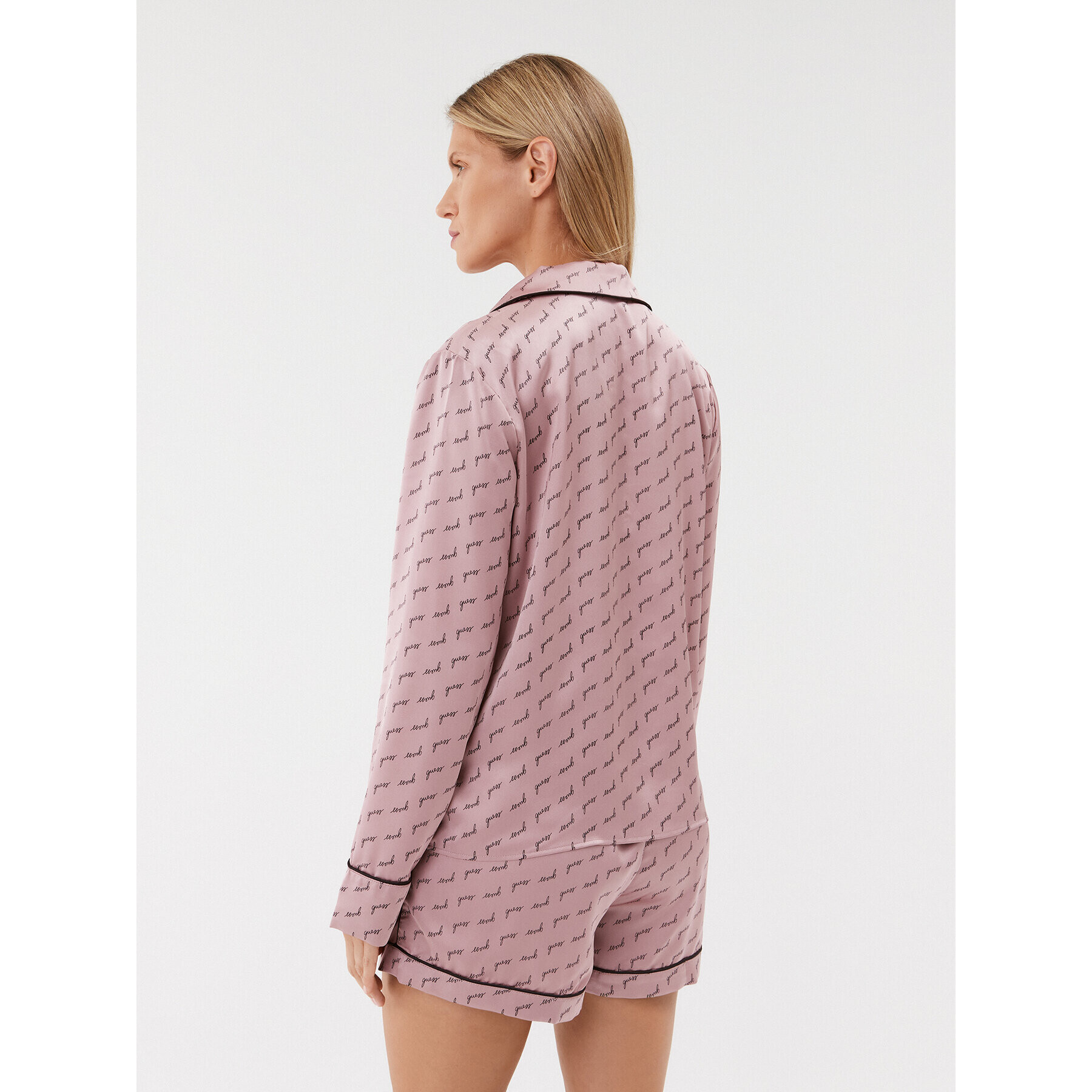 Guess Пижама O3BX07 WFTE2 Розов Regular Fit - Pepit.bg