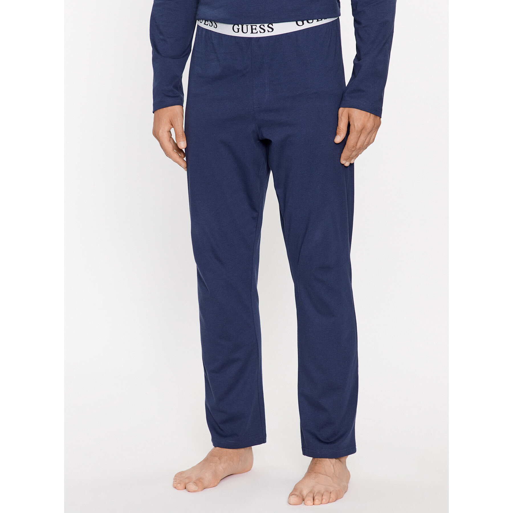 Guess Пижама U2BX00 KBZG0 Син Regular Fit - Pepit.bg