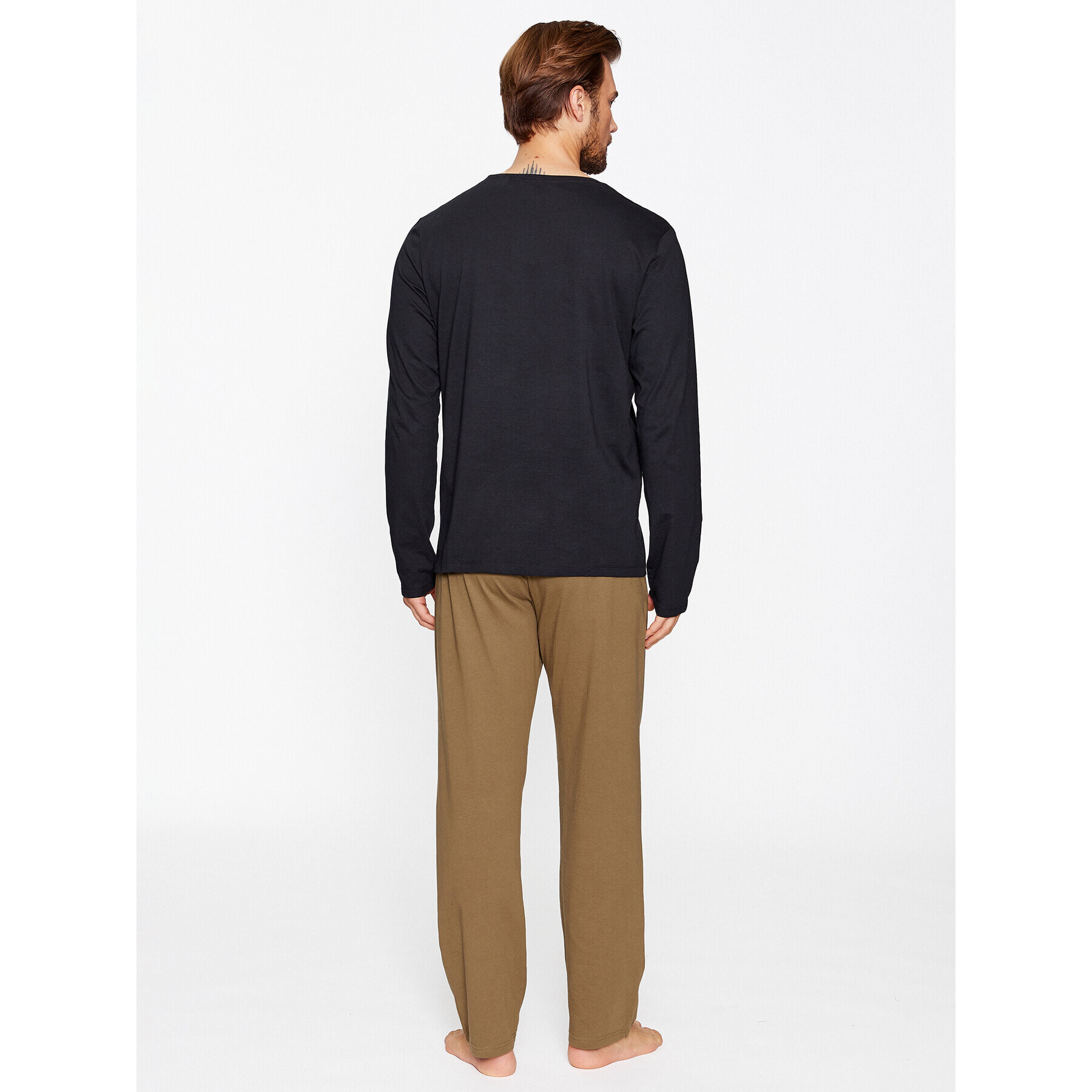 Guess Пижама U3BX00 KBZG0 Черен Regular Fit - Pepit.bg