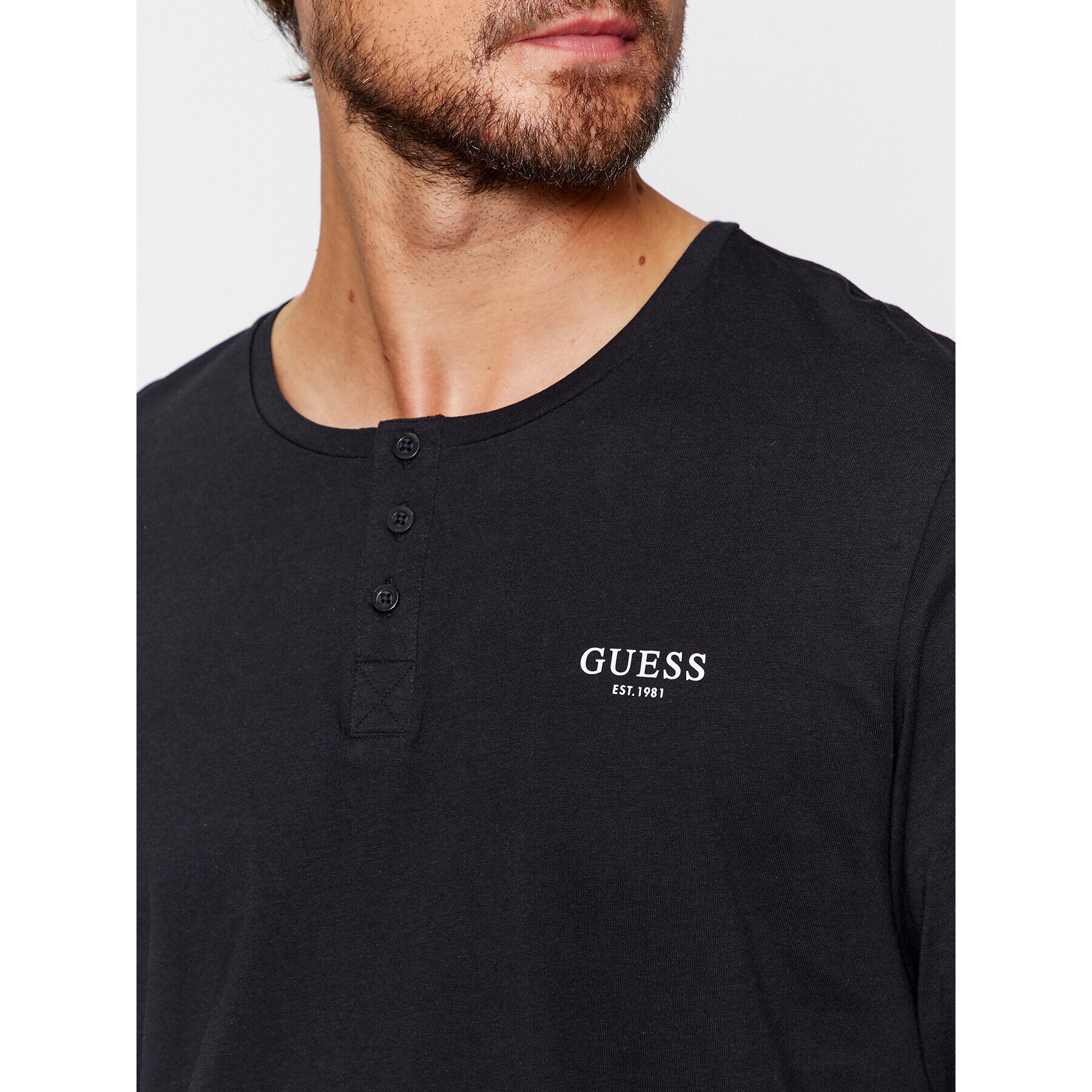 Guess Пижама U3BX00 KBZG0 Черен Regular Fit - Pepit.bg