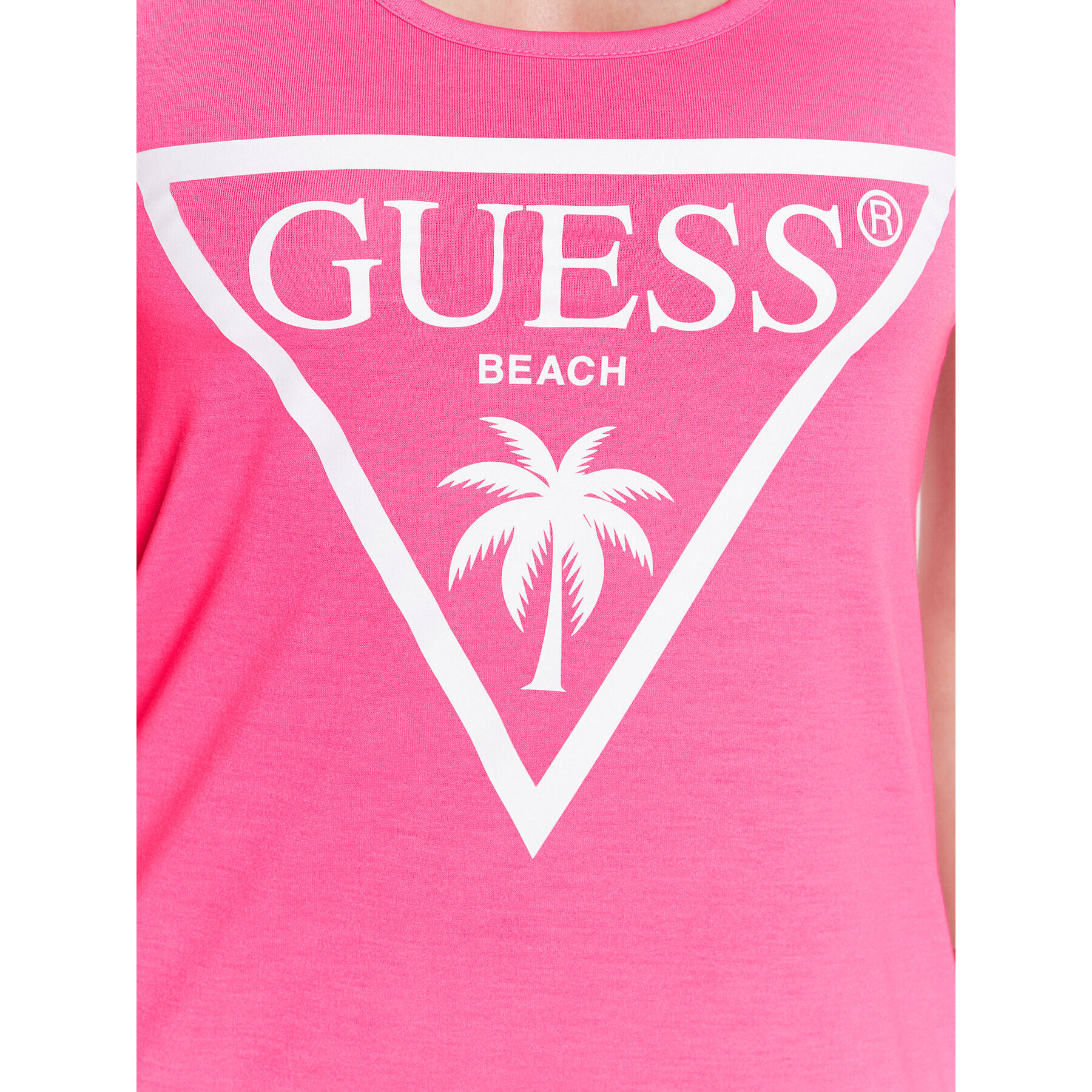 Guess Плажна рокля E3GP03 KB9I0 Розов Regular Fit - Pepit.bg