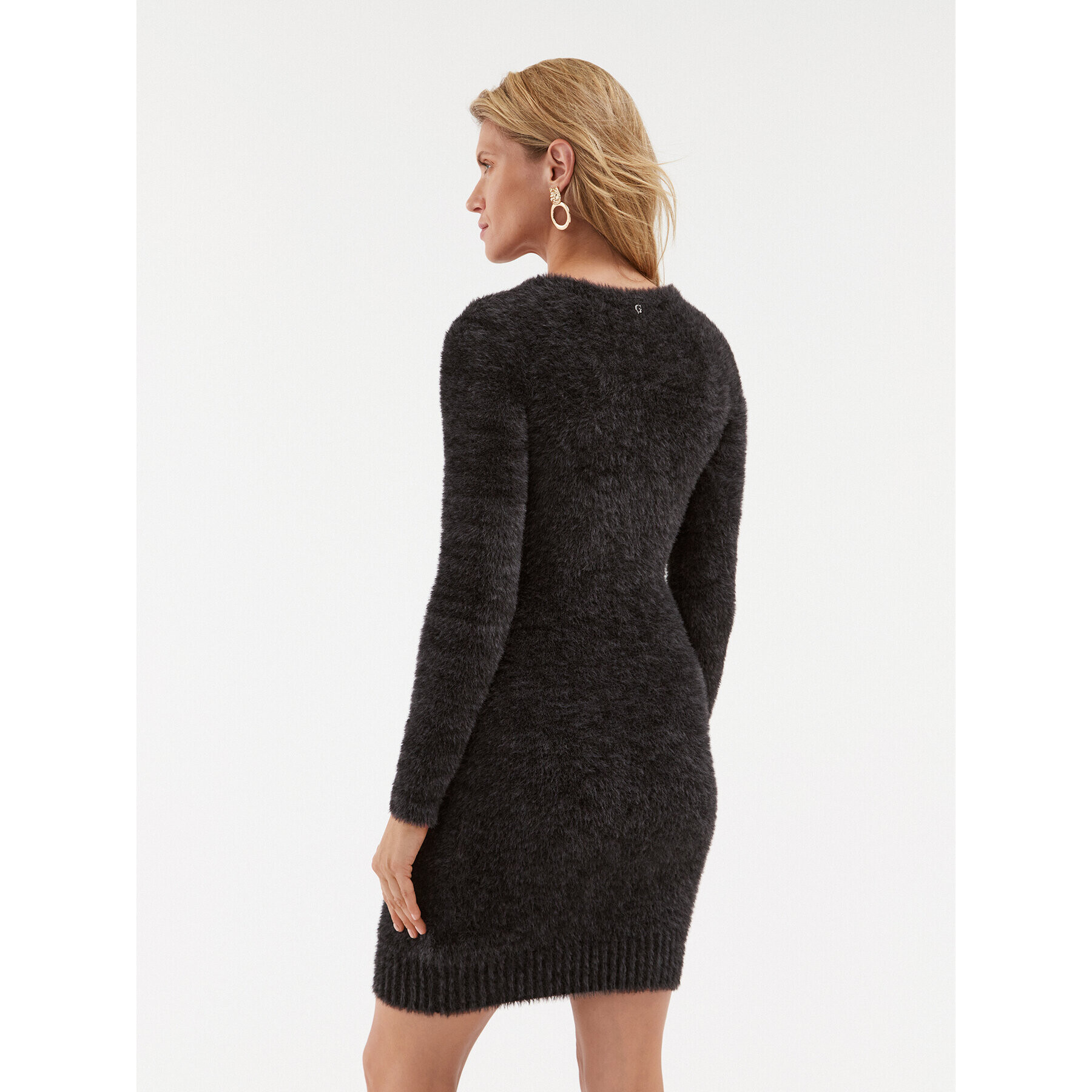 Guess Плетена рокля Adele W3BK42 Z3A70 Сив Regular Fit - Pepit.bg