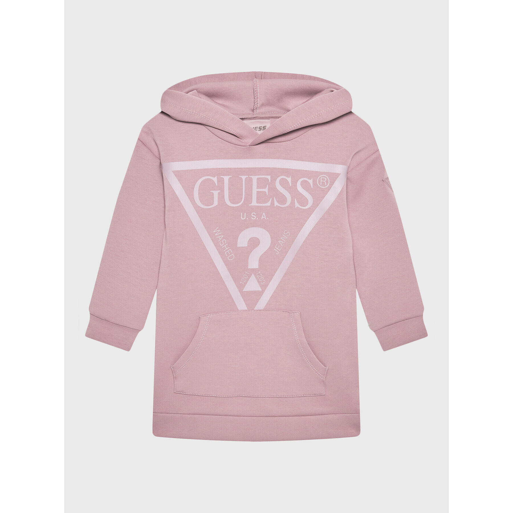 Guess Плетена рокля J2BK35 FL03S Розов Regular Fit - Pepit.bg