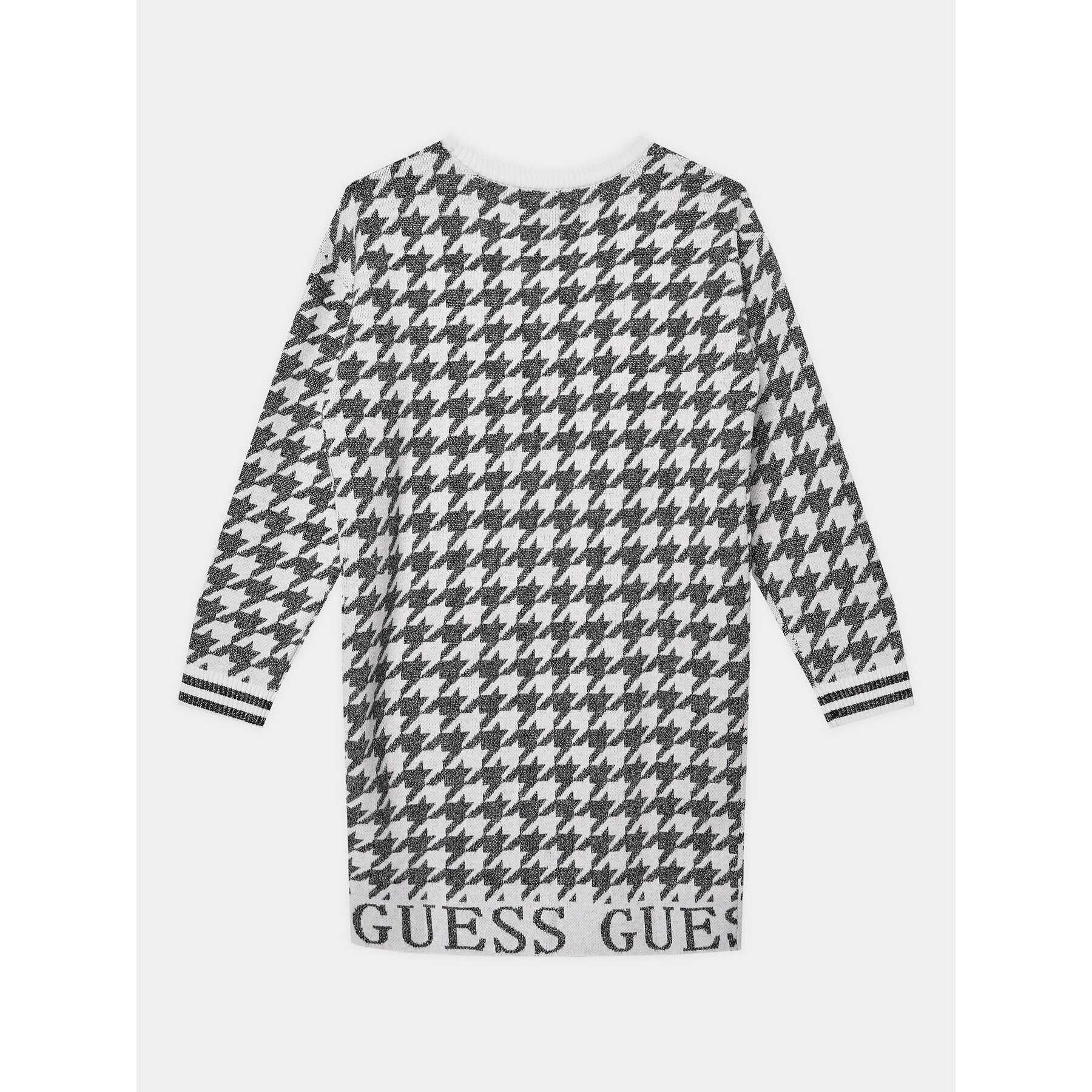 Guess Плетена рокля J3BK04 Z3AH0 Бял Regular Fit - Pepit.bg