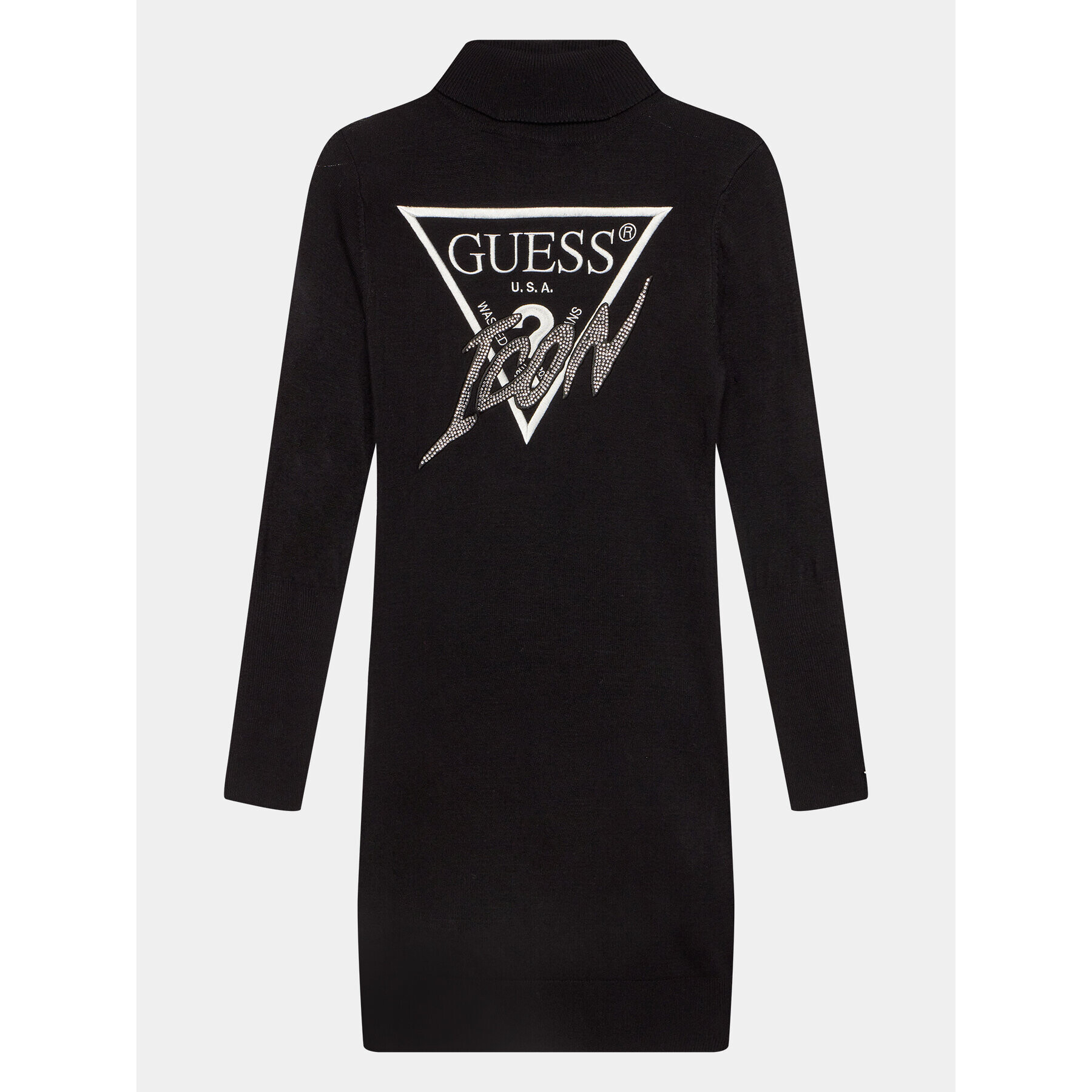 Guess Плетена рокля J3BK23 Z2NQ2 Черен Regular Fit - Pepit.bg