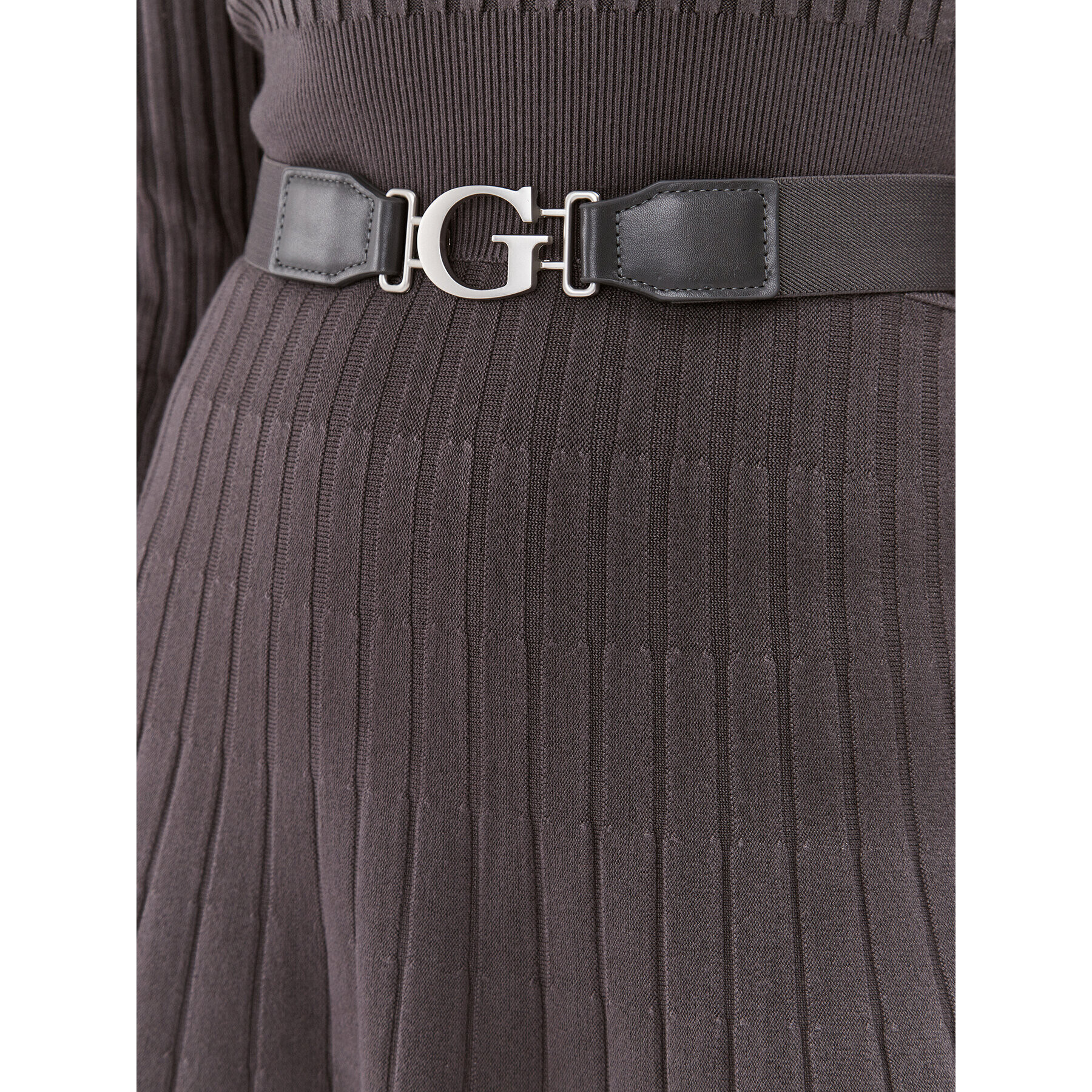 Guess Плетена рокля W2BK29 Z2YJ2 Сив Regular Fit - Pepit.bg