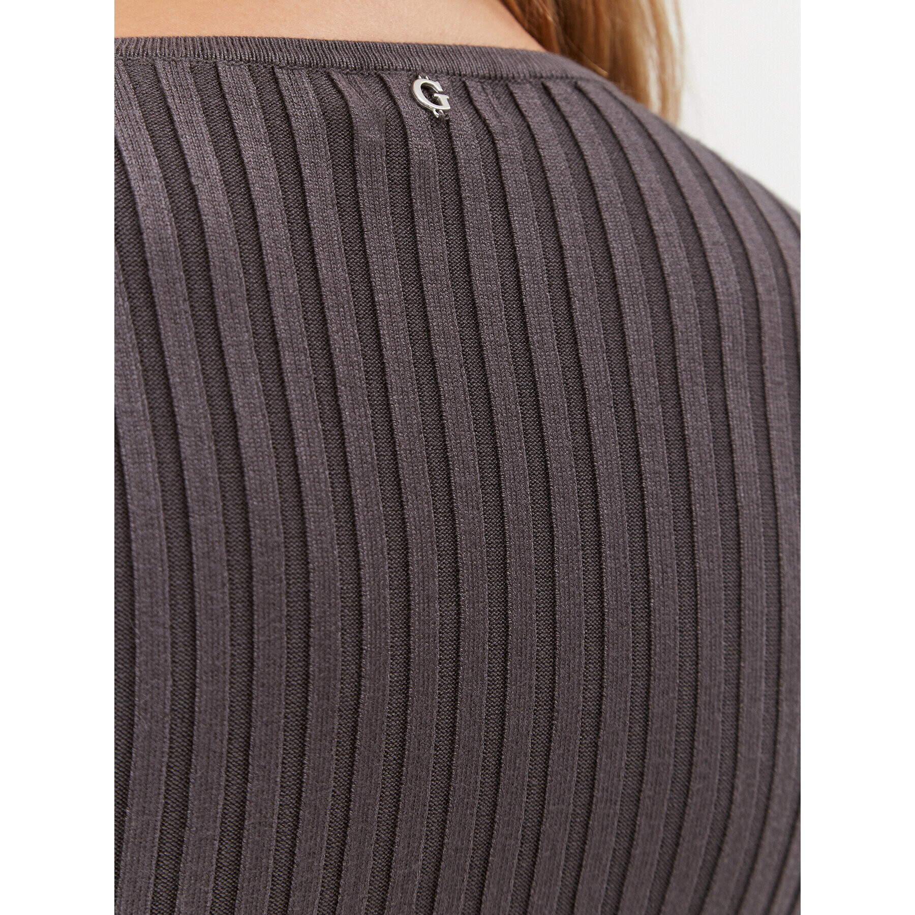 Guess Плетена рокля W2BK29 Z2YJ2 Сив Regular Fit - Pepit.bg