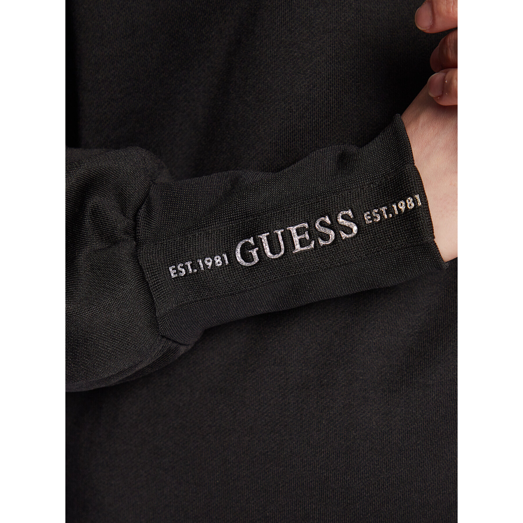 Guess Плетена рокля W3RK57 K7EX1 Черен Regular Fit - Pepit.bg