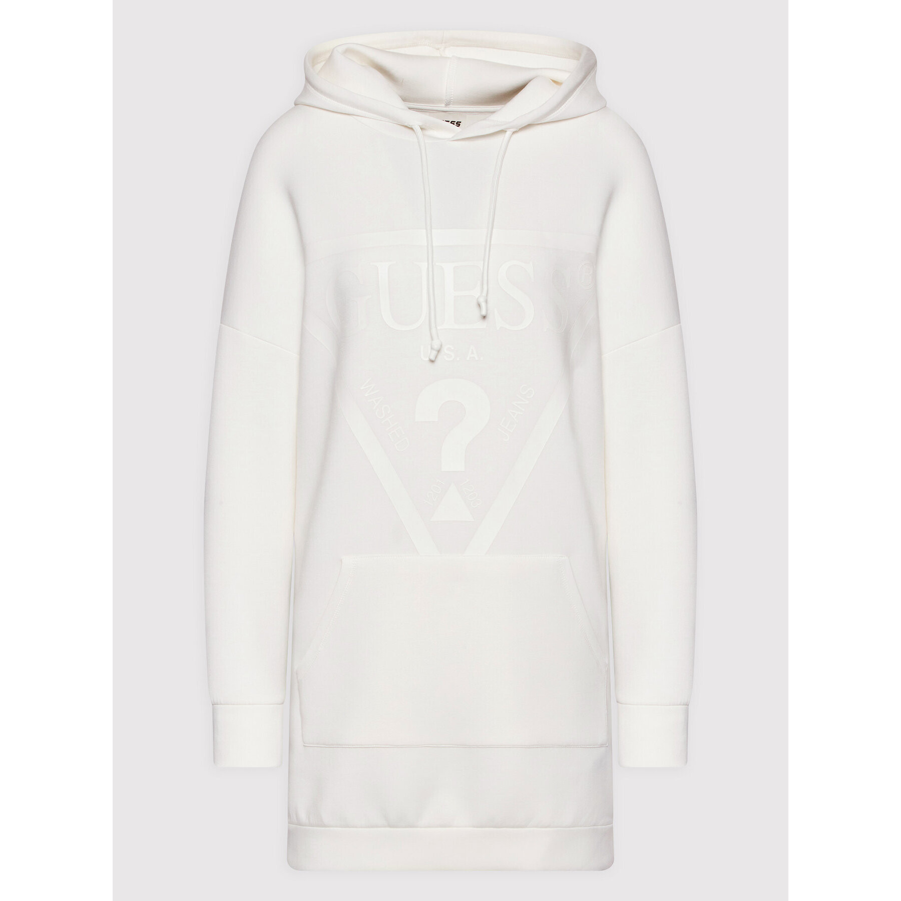 Guess Плетена рокля Alisa V2YQ12 KAMN2 Бял Regular Fit - Pepit.bg