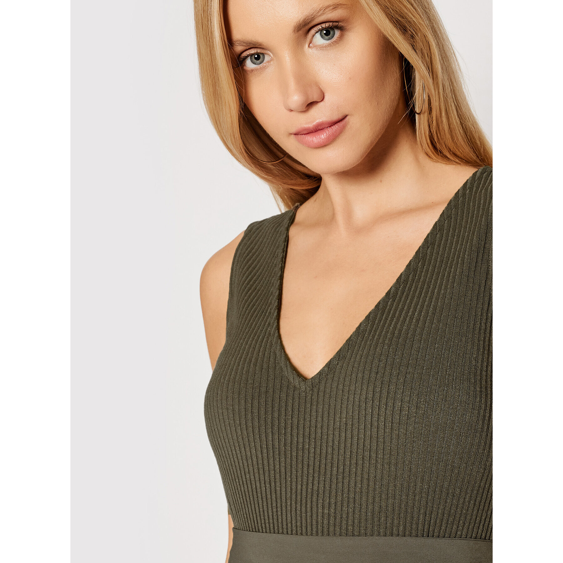 Guess Плетена рокля Erynn W8FK2X RC1S0 Зелен Regular Fit - Pepit.bg