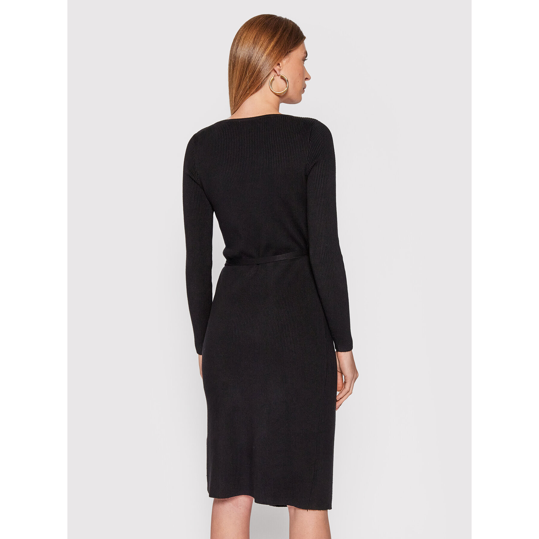 Guess Плетена рокля Everly W0RK51 R2BF3 Черен Regular Fit - Pepit.bg