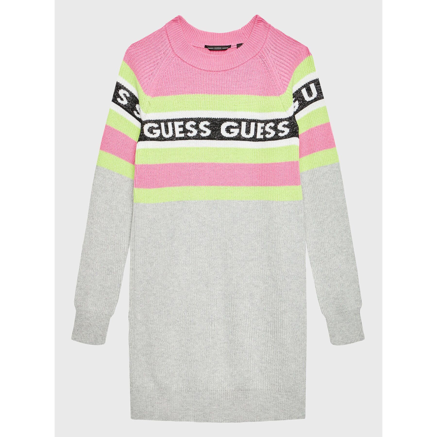 Guess Плетена рокля J2BK03 Z2V80 Сив Regular Fit - Pepit.bg