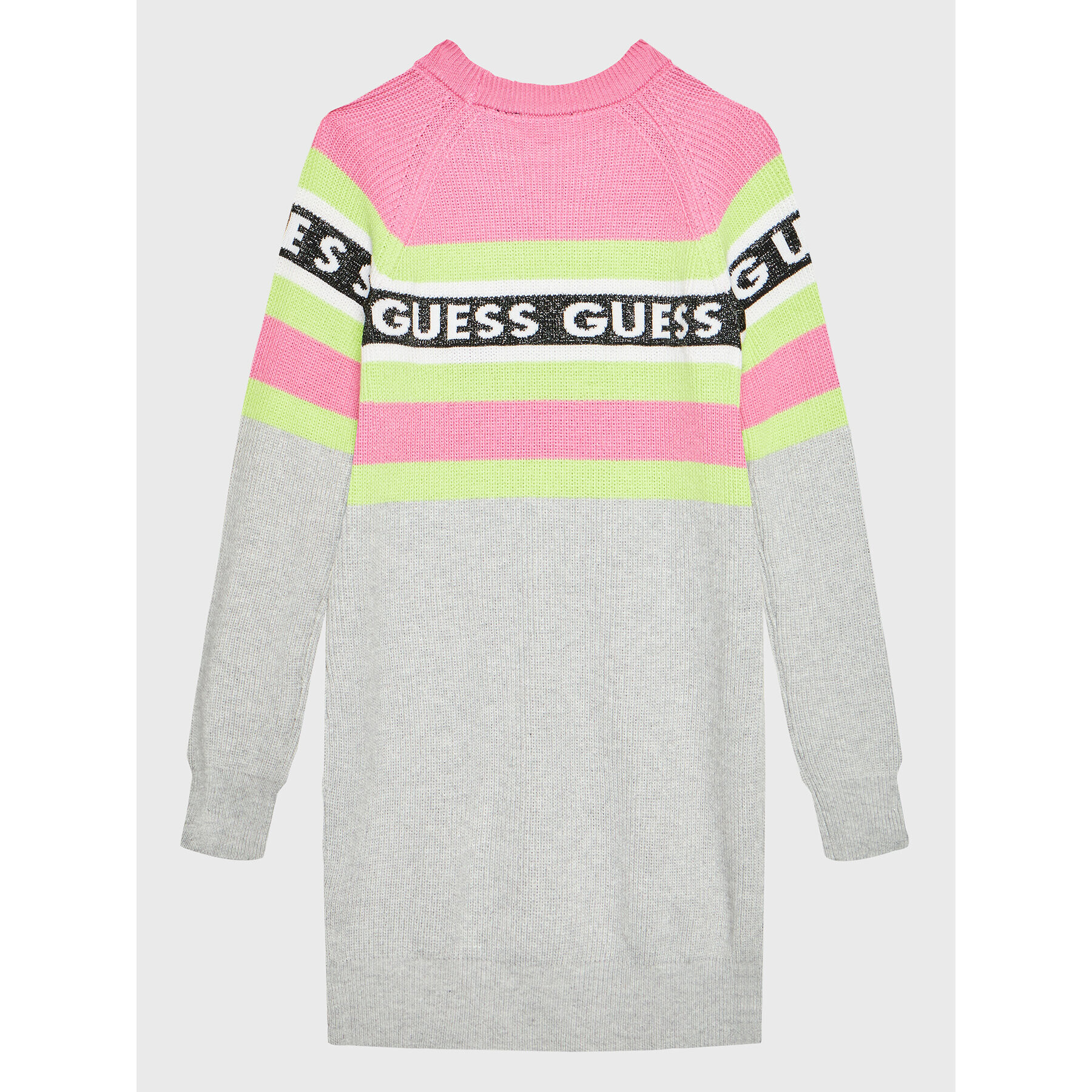 Guess Плетена рокля J2BK03 Z2V80 Сив Regular Fit - Pepit.bg