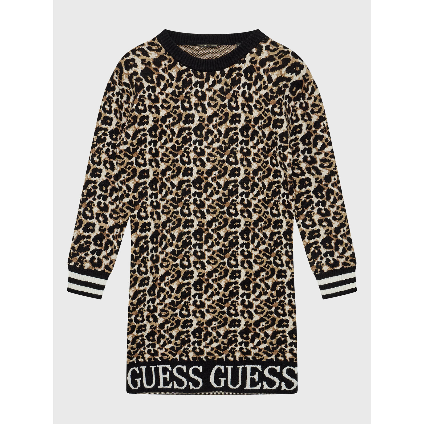 Guess Плетена рокля J2BK14 Z3270 Кафяв Regular Fit - Pepit.bg