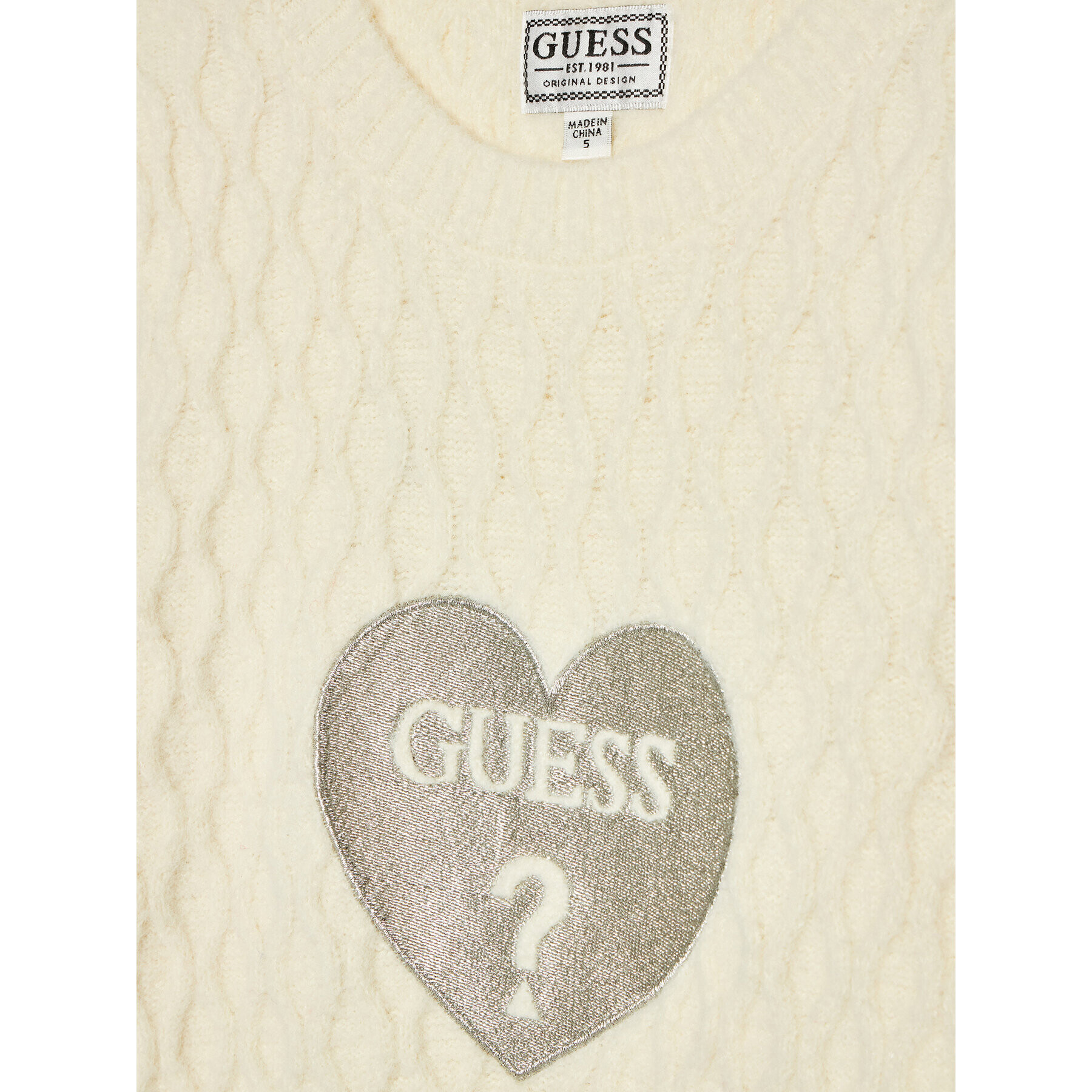 Guess Плетена рокля K1BK02 Z2WS0 Бежов Regular Fit - Pepit.bg