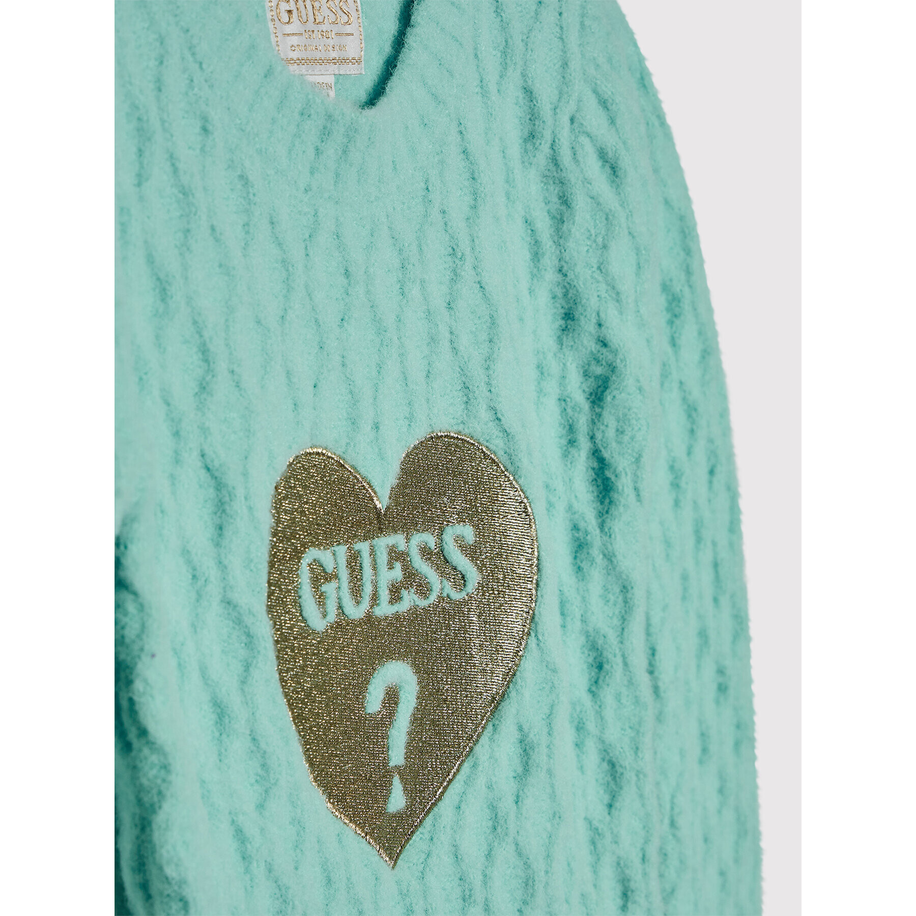 Guess Плетена рокля K1BK02 Z2WS0 Син Regular Fit - Pepit.bg