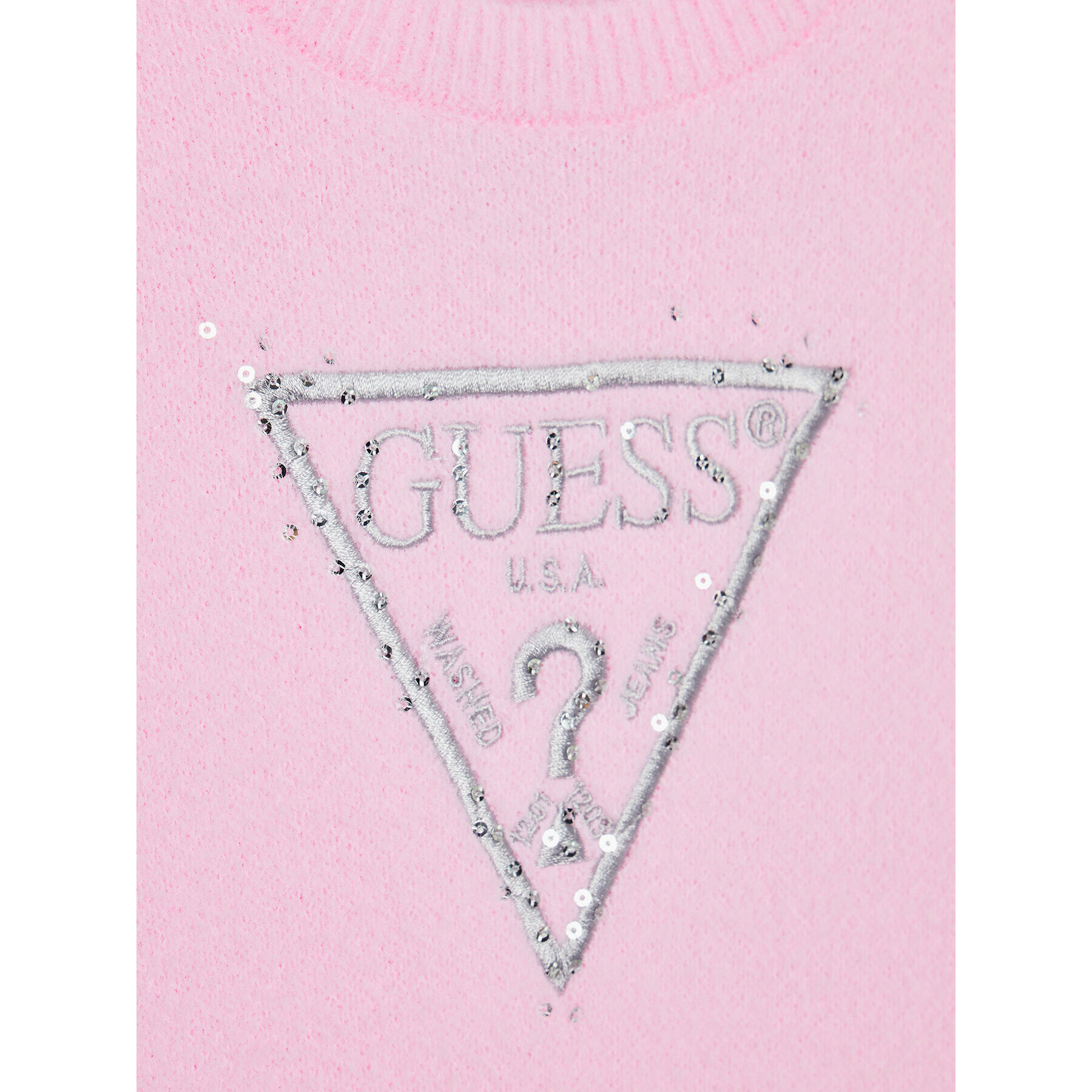 Guess Плетена рокля K2BK00 Z3220 Розов Regular Fit - Pepit.bg