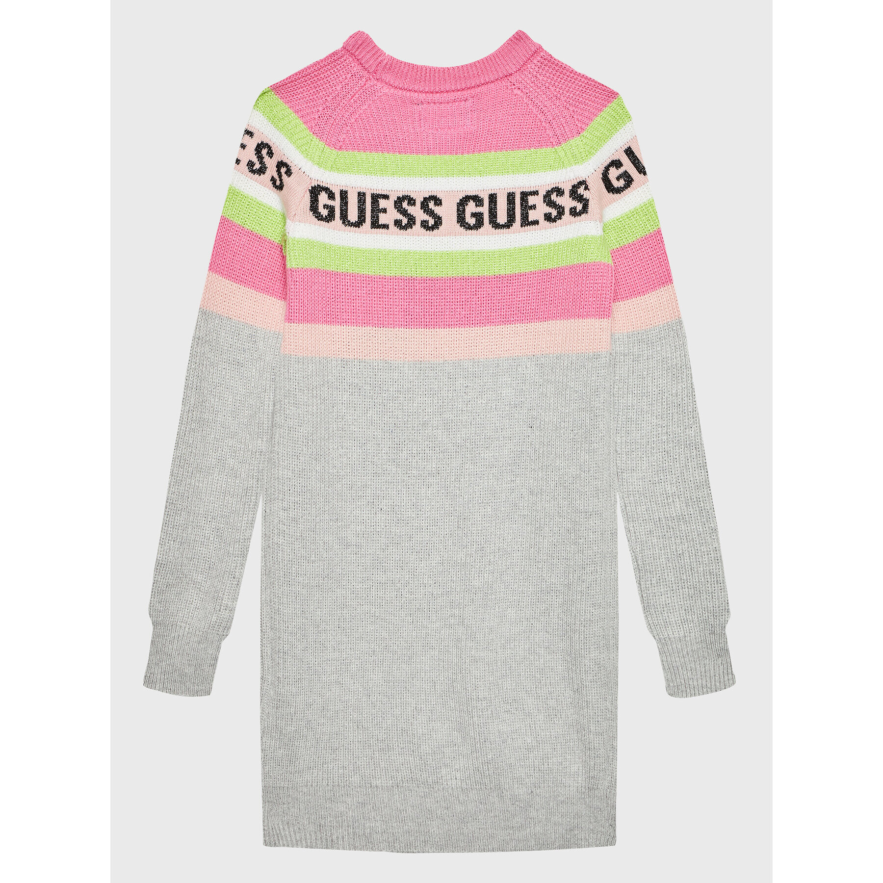 Guess Плетена рокля K2BK03 Z2V80 Сив Regular Fit - Pepit.bg