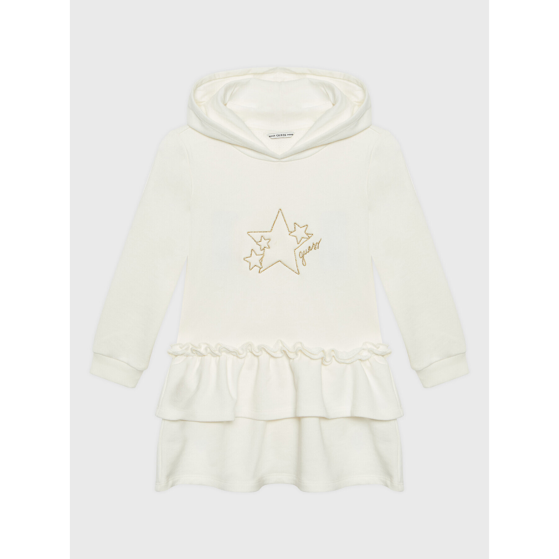Guess Плетена рокля K2BK06 KAD73 Бял Regular Fit - Pepit.bg