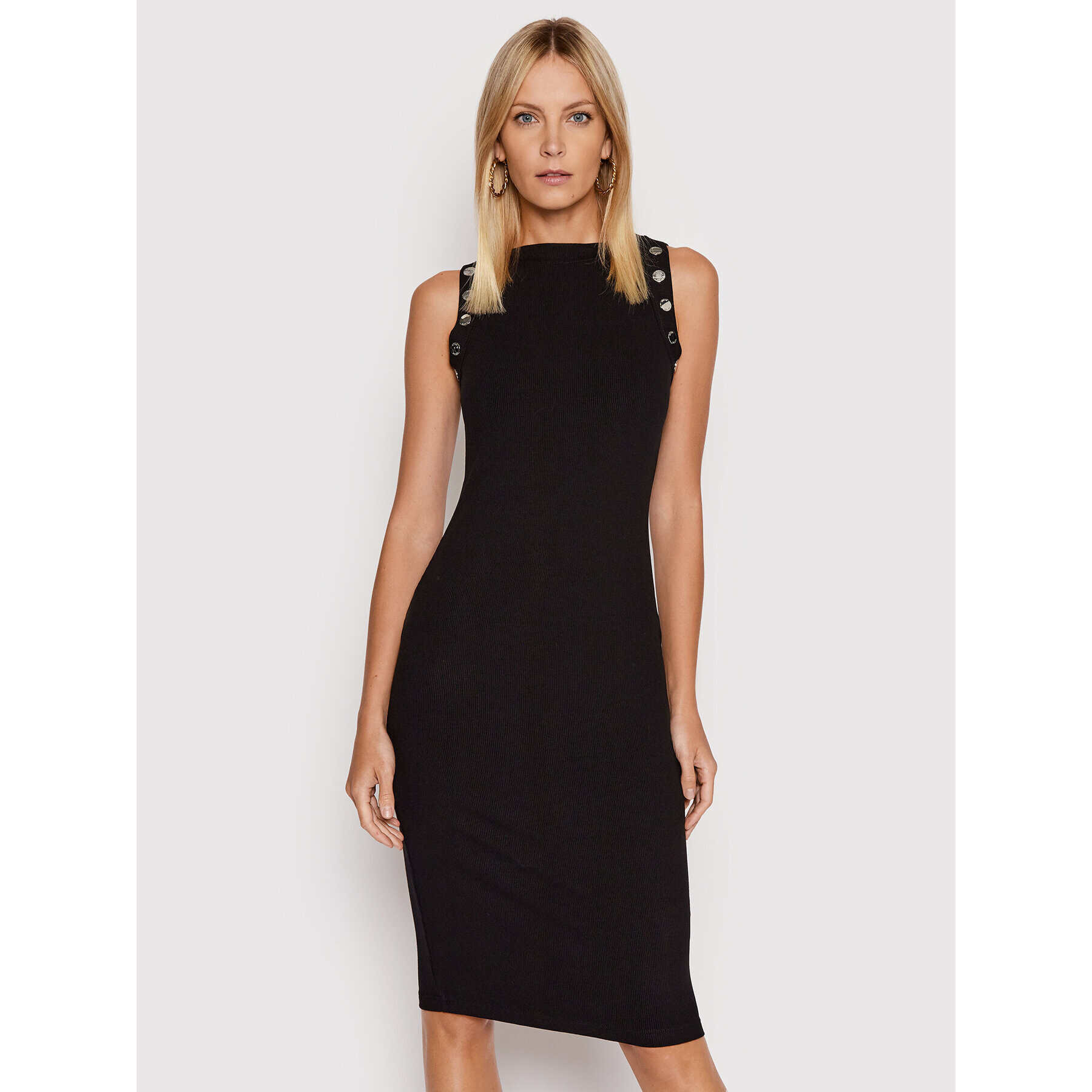 Guess Плетена рокля Irene W2RK11 K8RT2 Черен Slim Fit - Pepit.bg