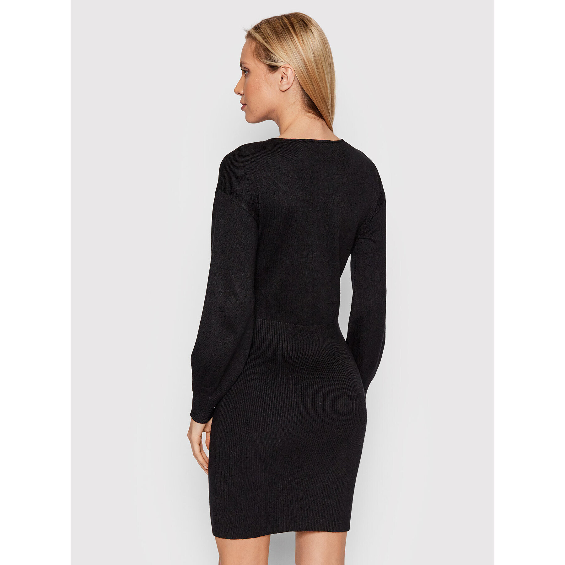 Guess Плетена рокля W2RK26 Z2V62 Черен Regular Fit - Pepit.bg