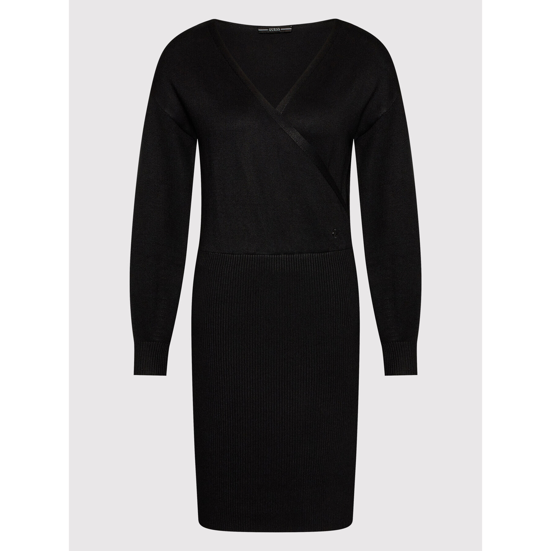Guess Плетена рокля W2RK26 Z2V62 Черен Regular Fit - Pepit.bg