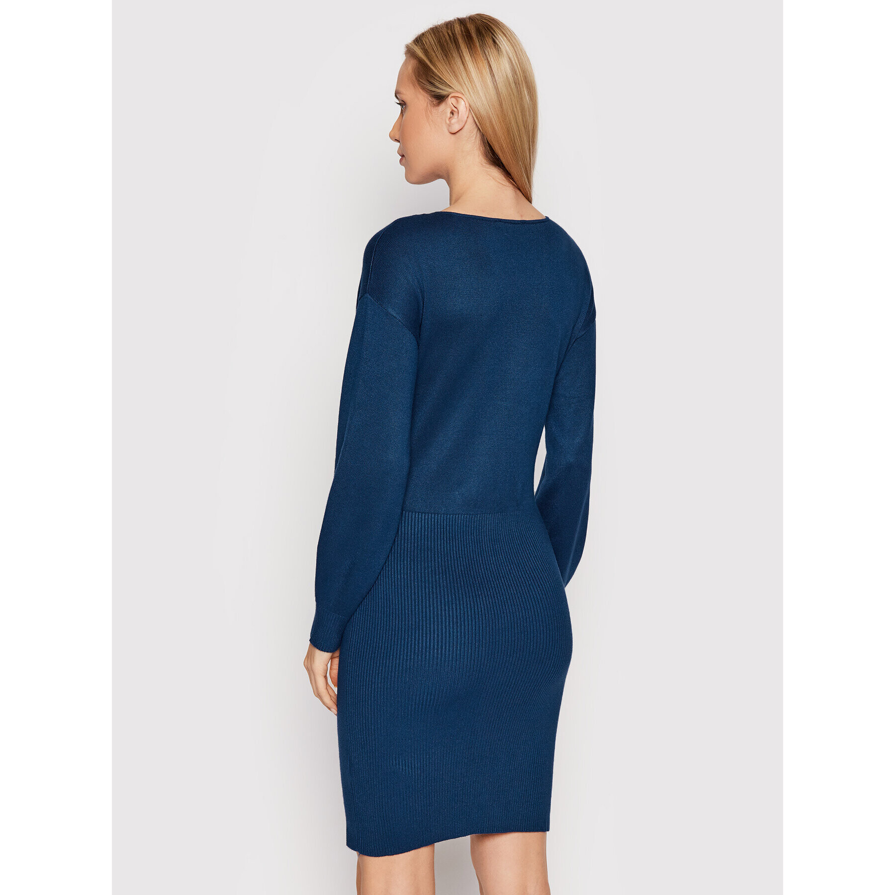 Guess Плетена рокля W2RK26 Z2V62 Син Regular Fit - Pepit.bg