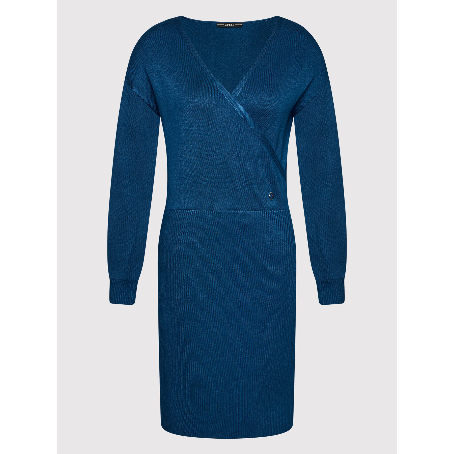 Guess Плетена рокля W2RK26 Z2V62 Син Regular Fit - Pepit.bg