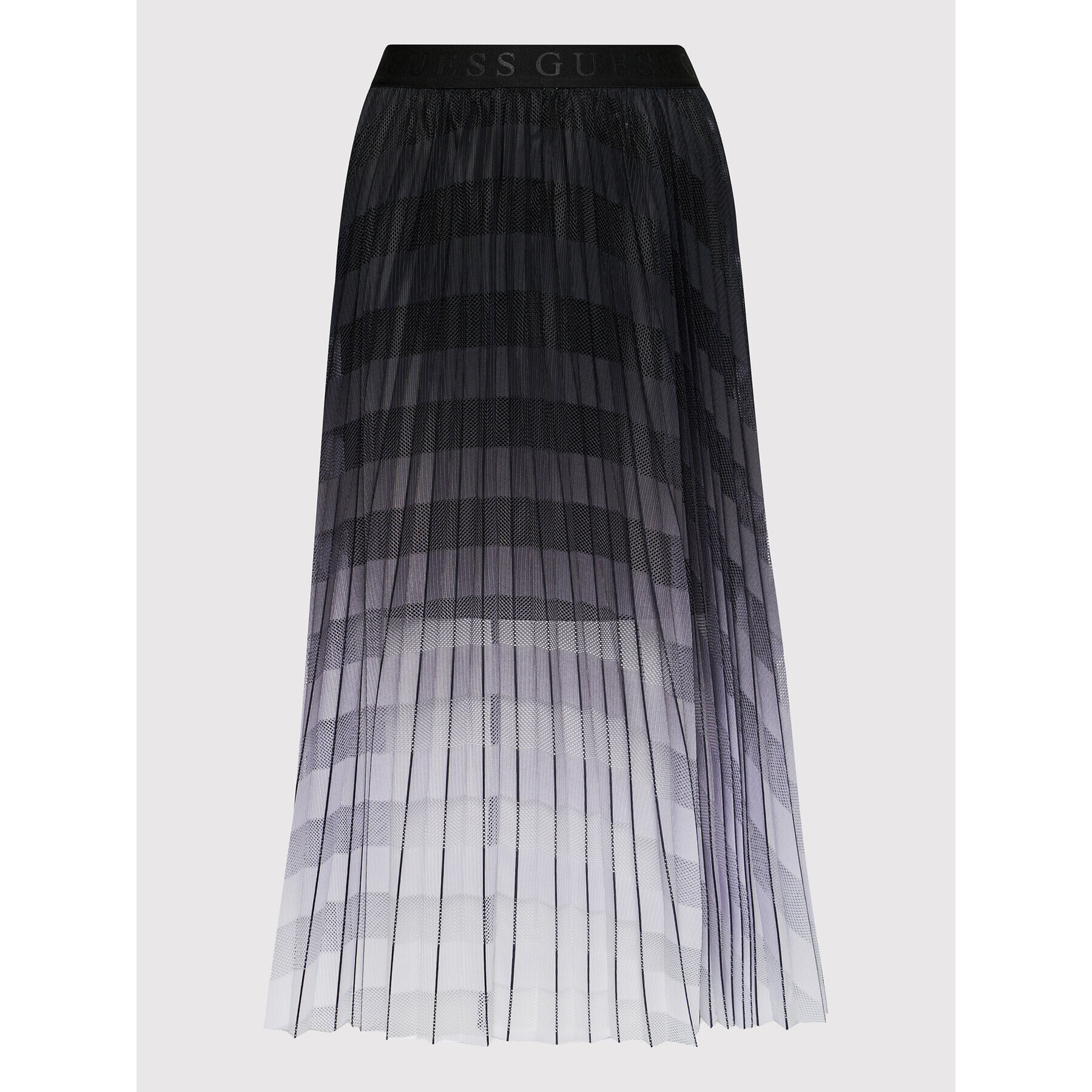 Guess Плисирана пола Doyle W1YD0R KAS30 Черен Regular Fit - Pepit.bg