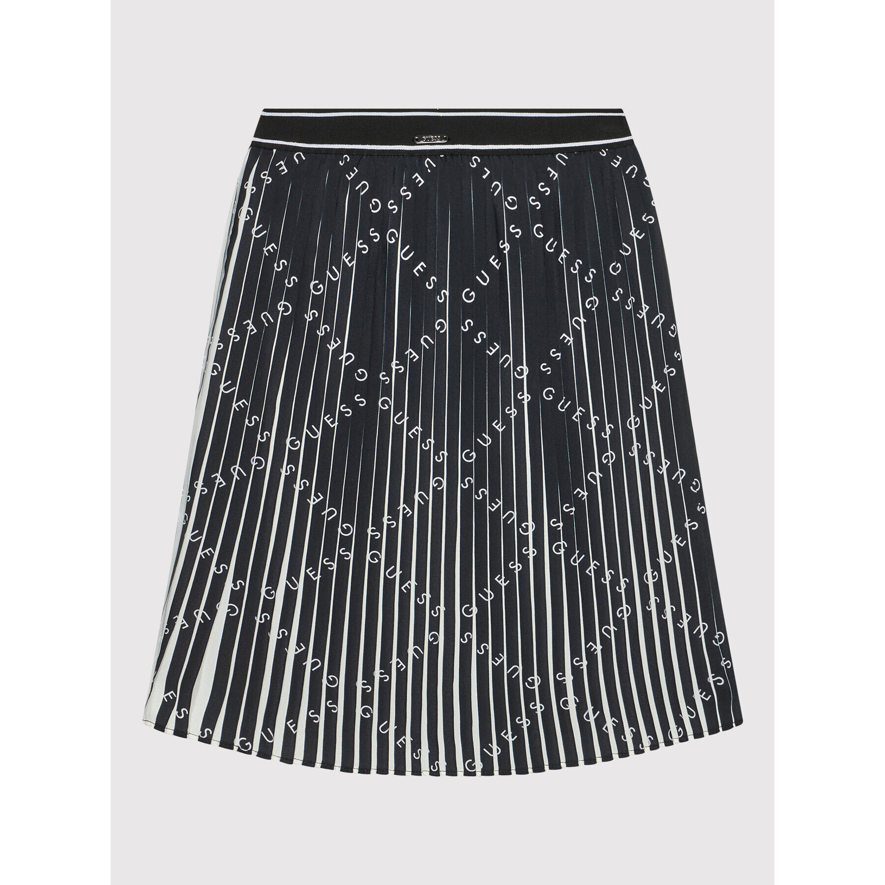 Guess Плисирана пола J2RD06 WD3K0 Черен Regular Fit - Pepit.bg