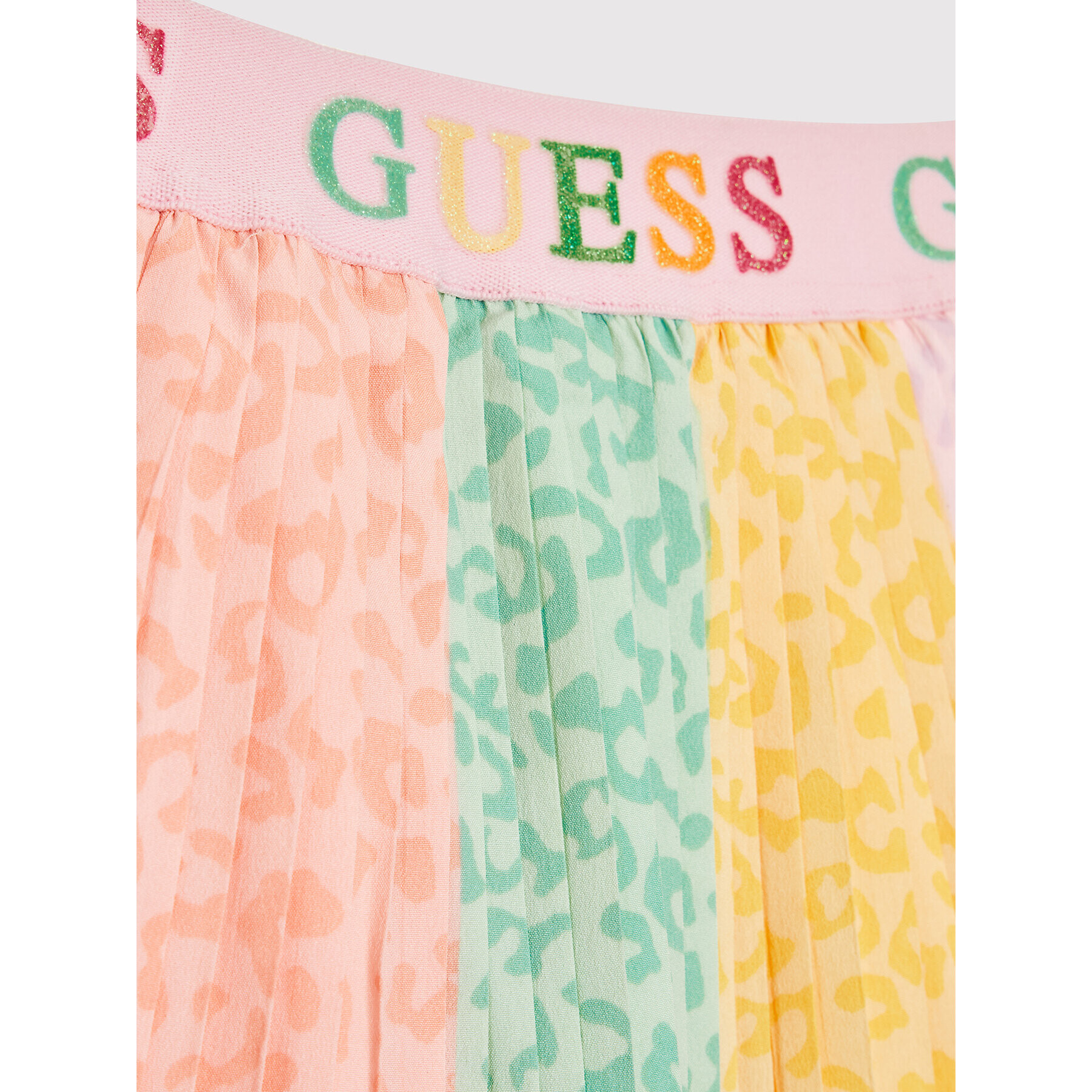 Guess Плисирана пола J2YD00 WC6C0 Цветен Regular Fit - Pepit.bg