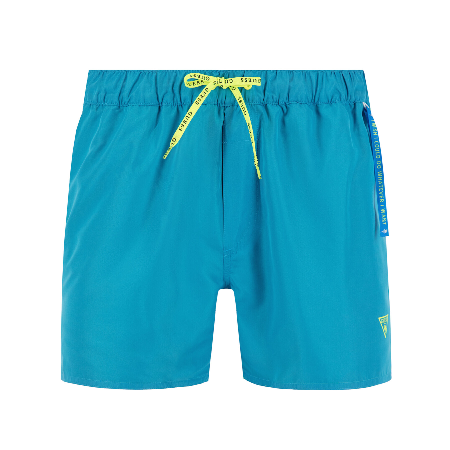 Guess Плувни шорти F02T08 TEL60 Жълт Regular Fit - Pepit.bg