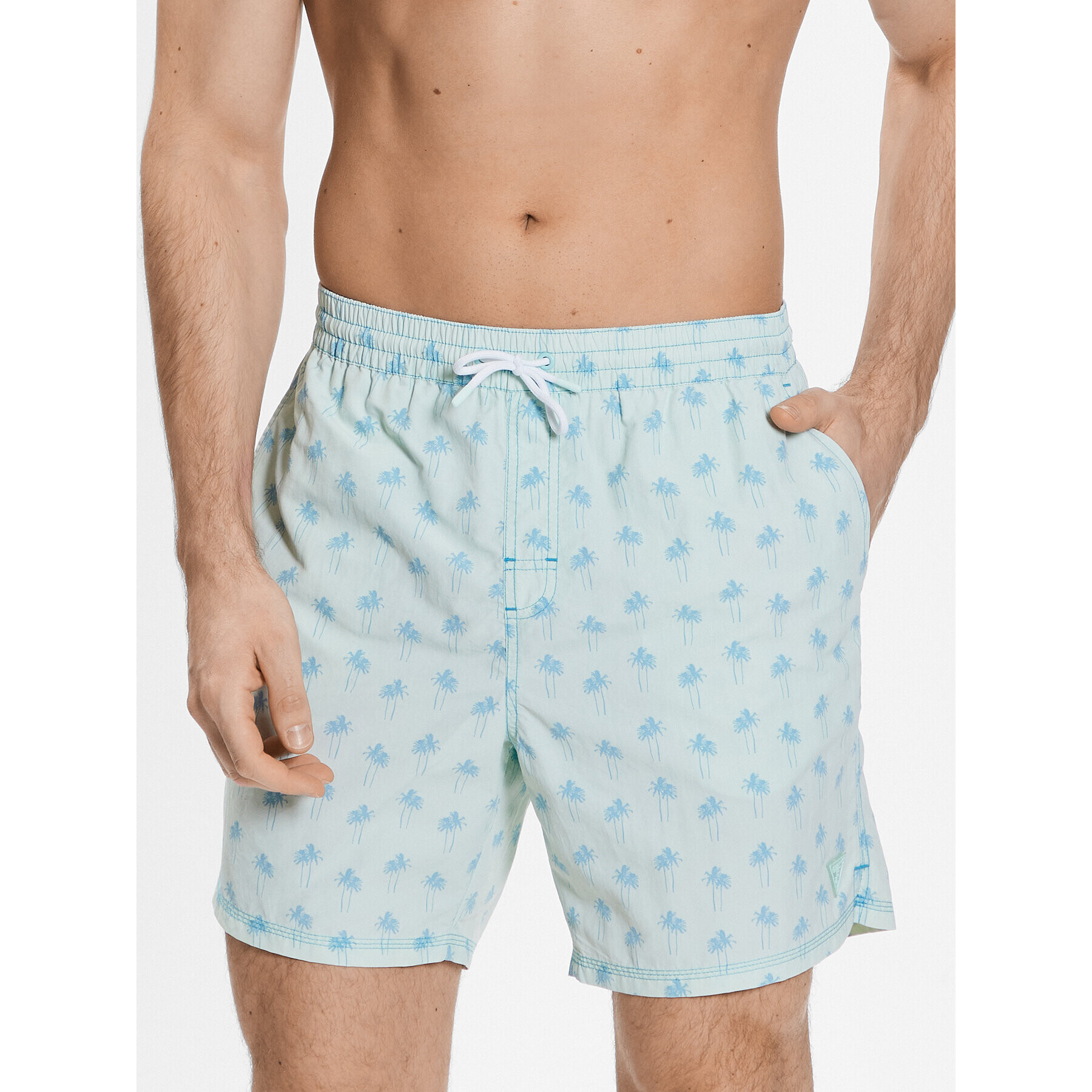 Guess Плувни шорти F3GT11 WF9K0 Син Regular Fit - Pepit.bg