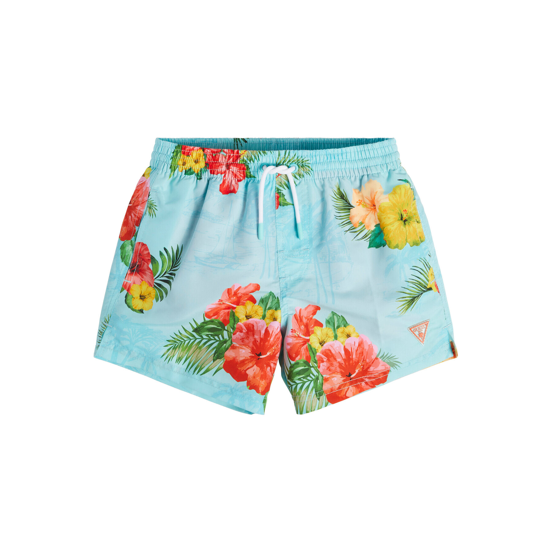 Guess Плувни шорти L3GZ02 WO07G Жълт Regular Fit - Pepit.bg