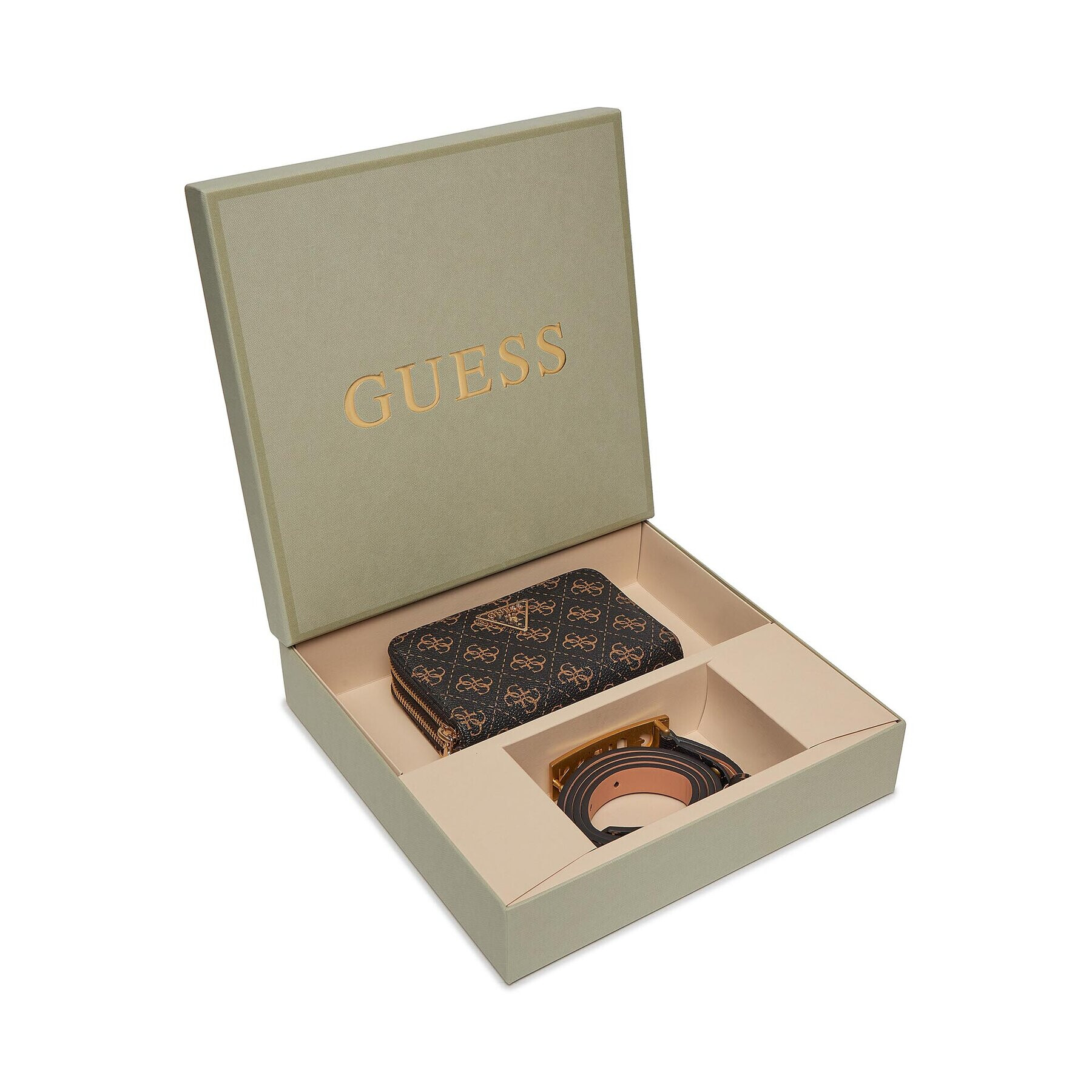 Guess Подаръчен комплект GFBOXW P3305 Кафяв - Pepit.bg