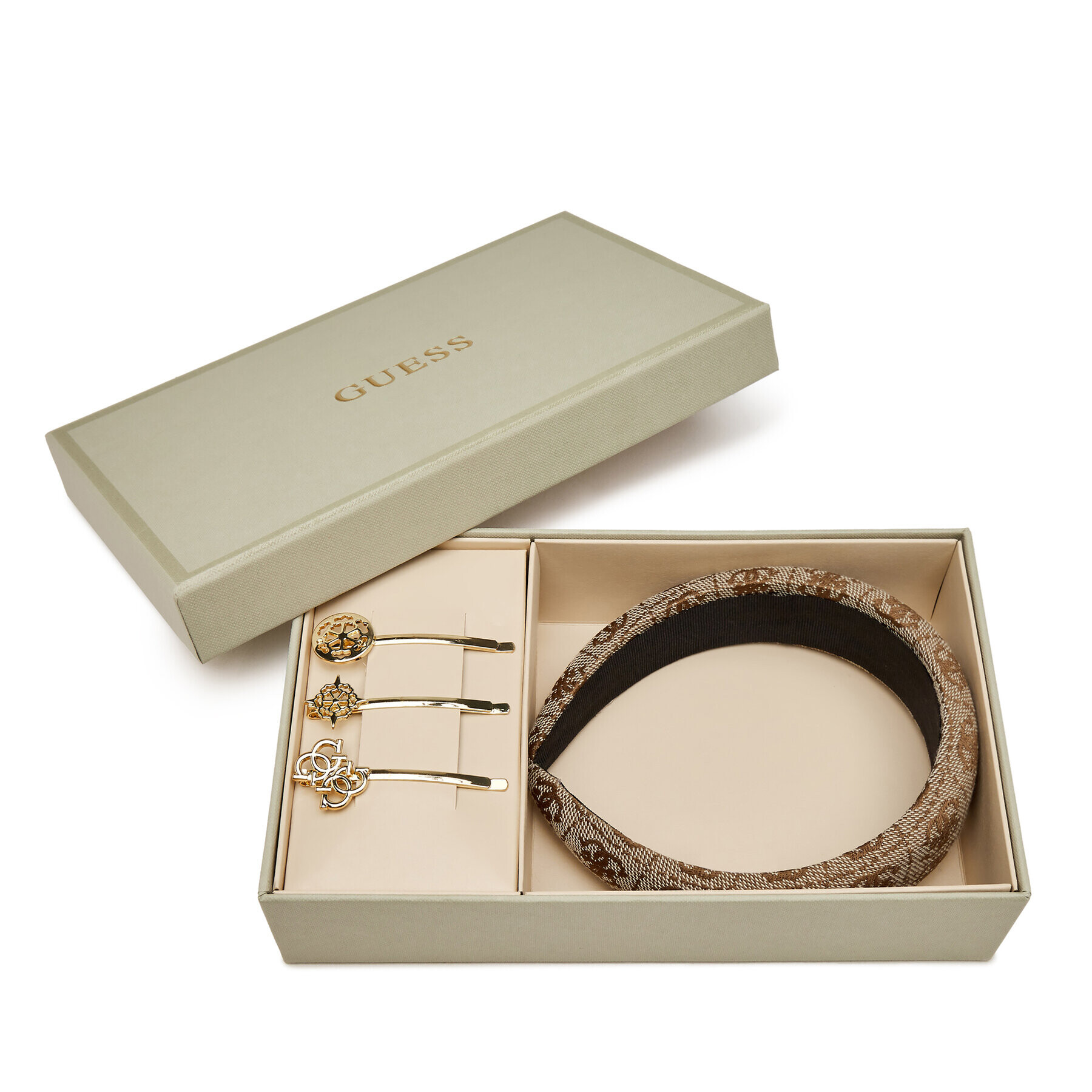 Guess Подаръчен комплект Gift Box GFBOXW P4106 Бежов - Pepit.bg