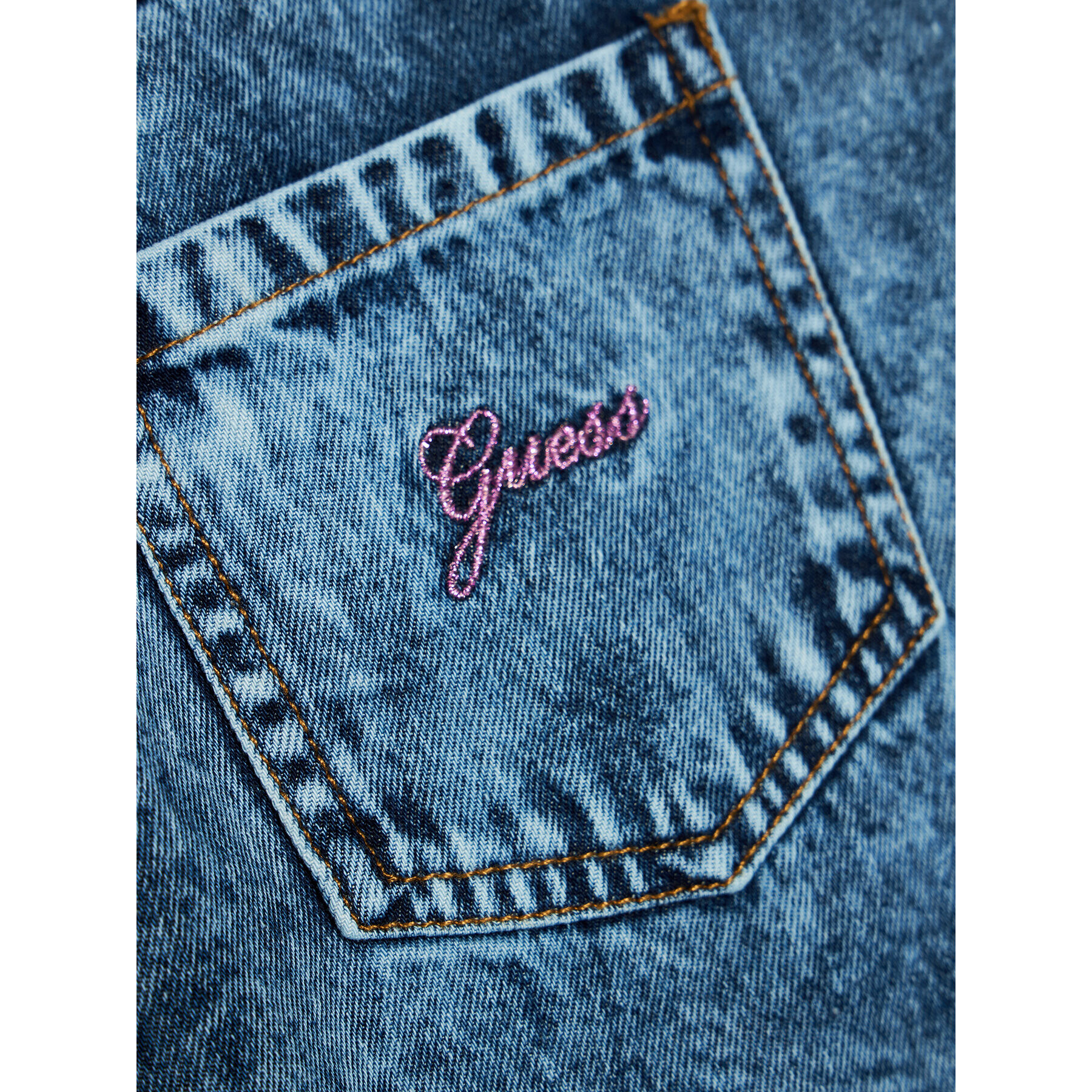 Guess Пола J1RD10 D49Y0 Тъмносин Regular Fit - Pepit.bg