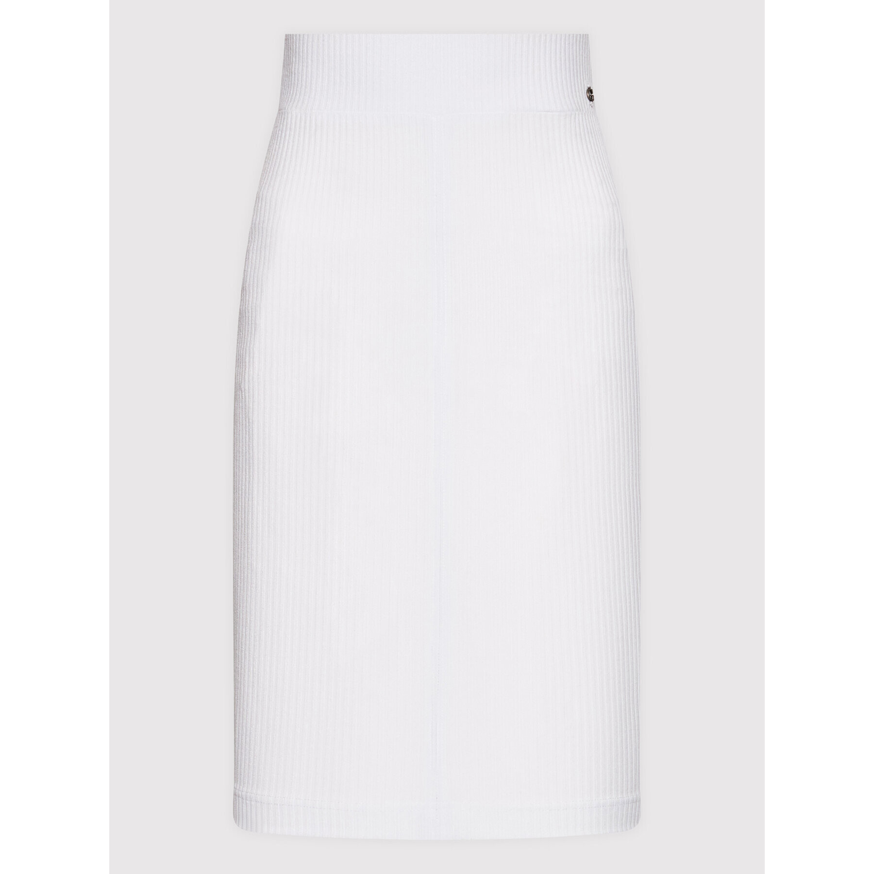 Guess Пола тип молив W2GD48 K86Z2 Бял Slim Fit - Pepit.bg