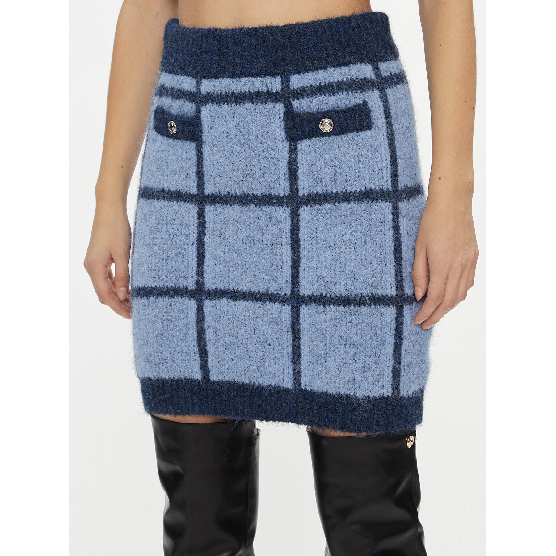 Guess Пола тип молив W3BD0O Z3BP0 Син Slim Fit - Pepit.bg