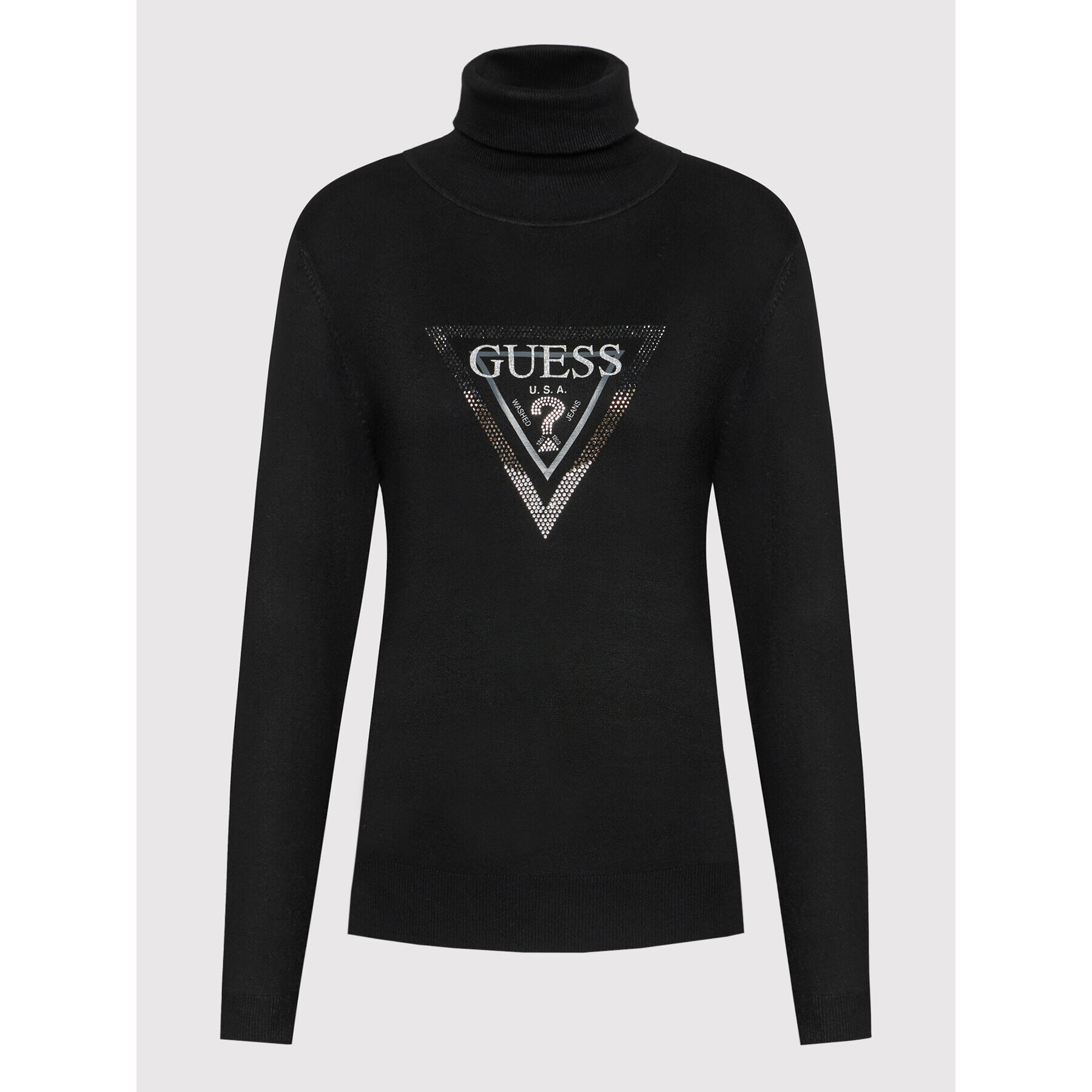 Guess Поло Adelle W1BR11 Z2NQ0 Черен Slim Fit - Pepit.bg