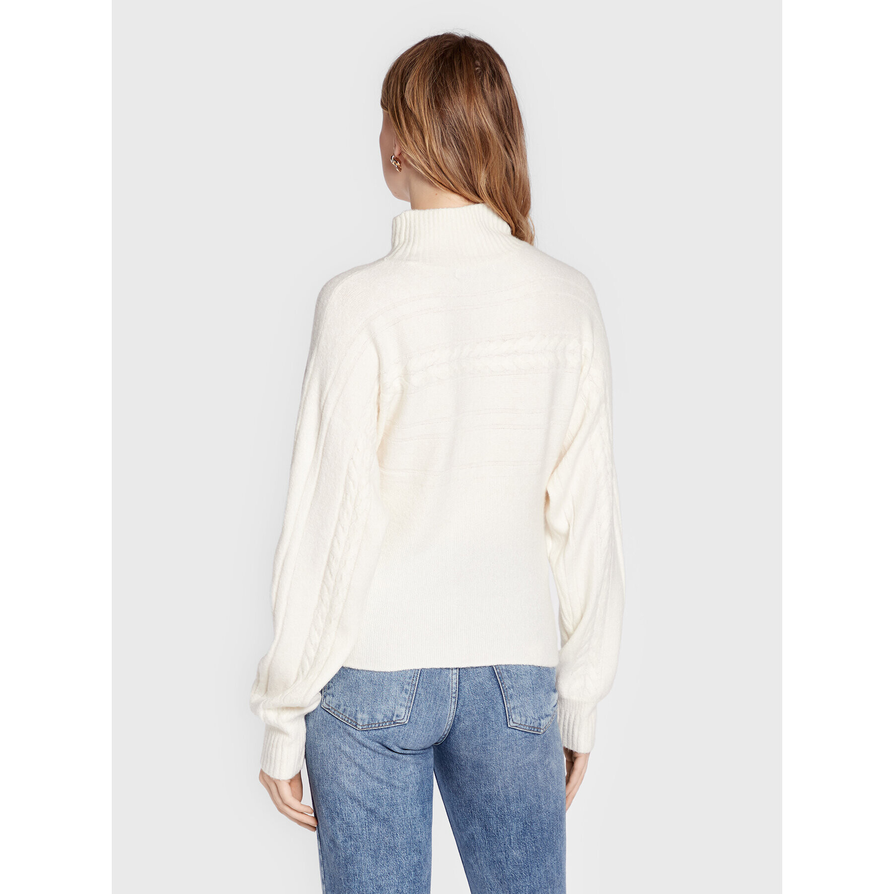Guess Поло Anne W2BR37 Z2QA0 Бял Regular Fit - Pepit.bg