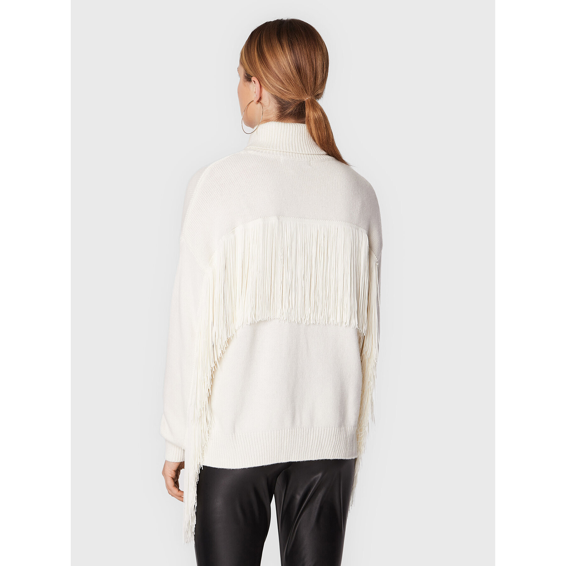 Guess Поло Leonie W2BR32 Z2WX0 Бял Relaxed Fit - Pepit.bg