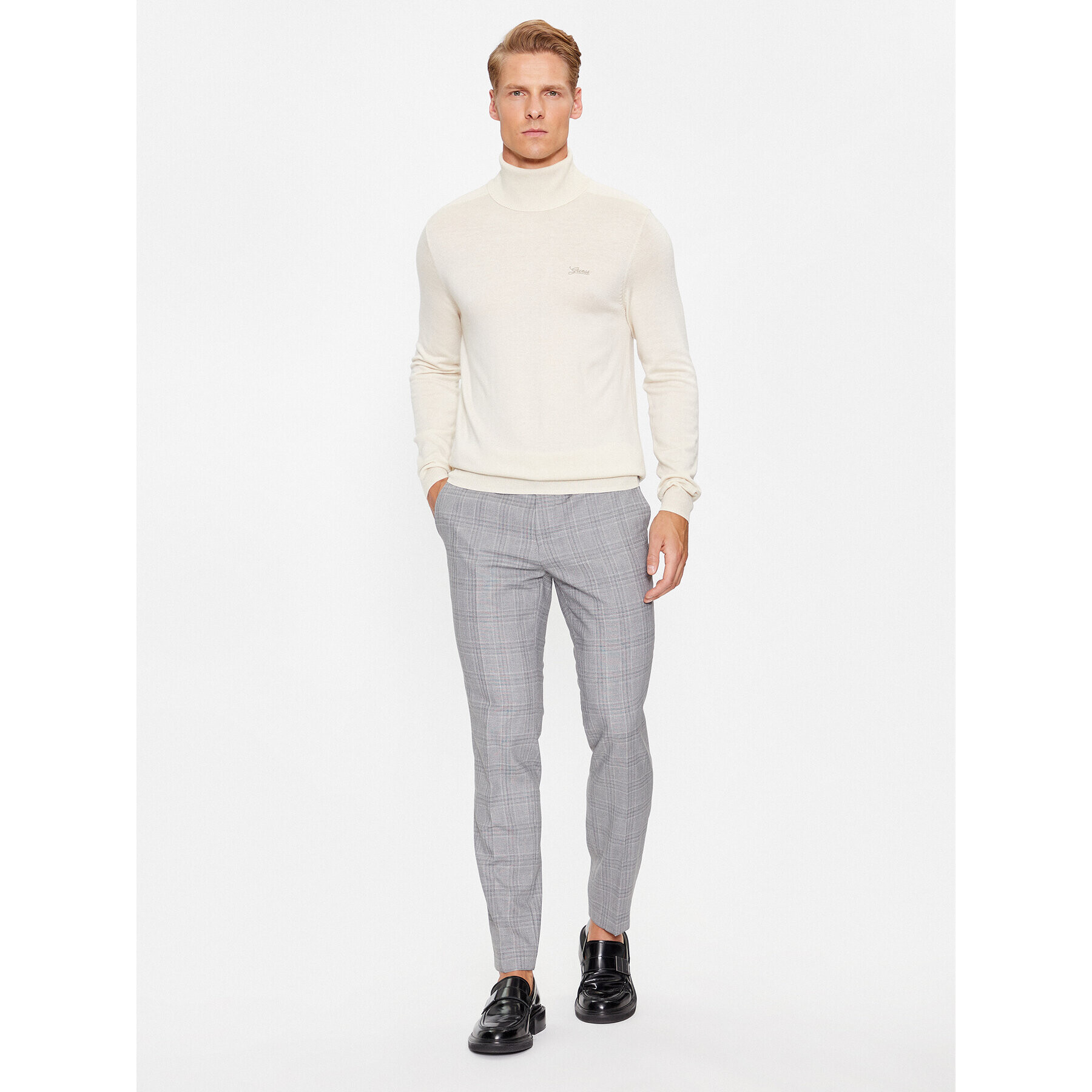 Guess Поло M3BR10 Z3052 Екрю Slim Fit - Pepit.bg